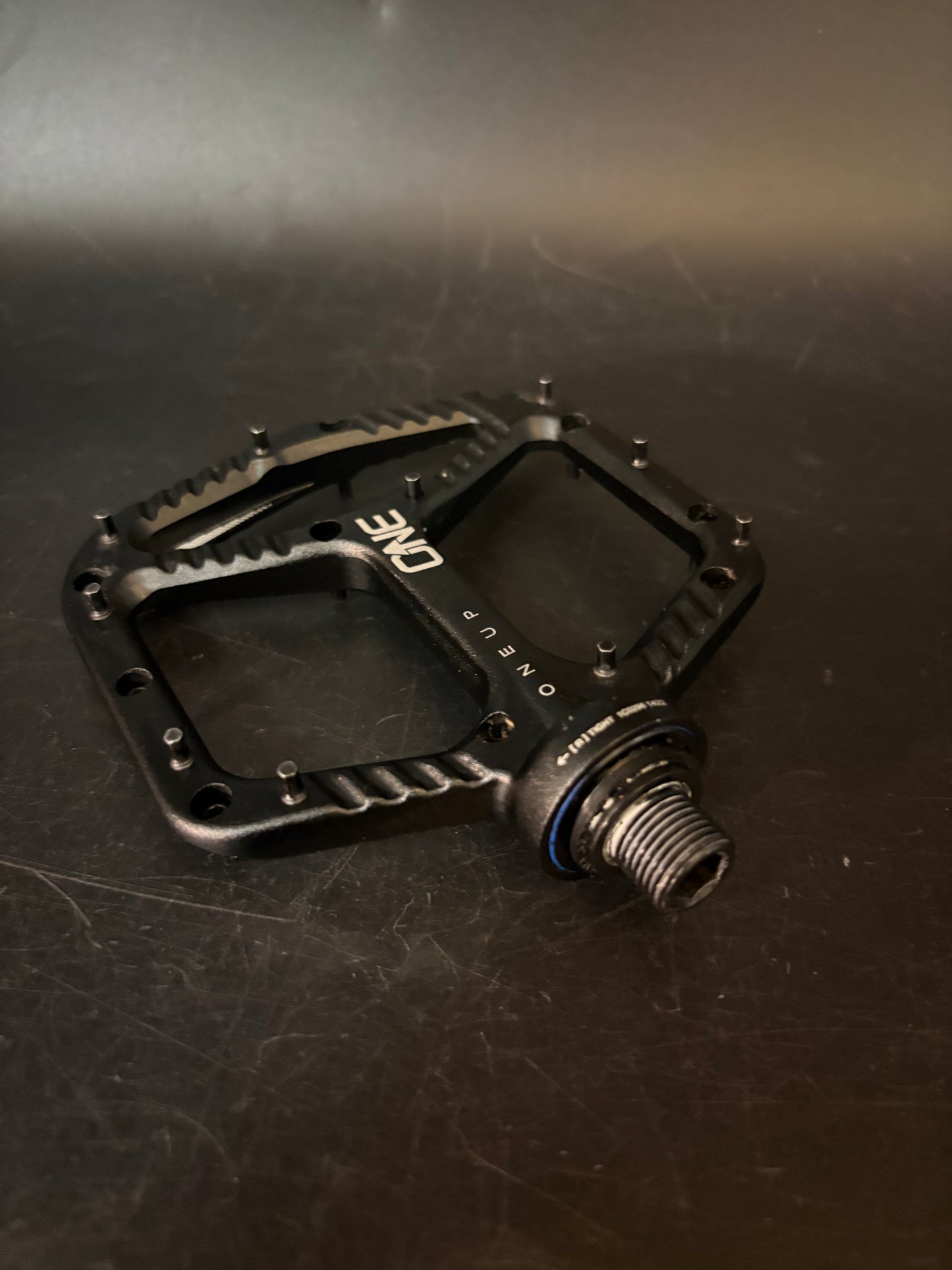 One Up Aluminum Pedals Black