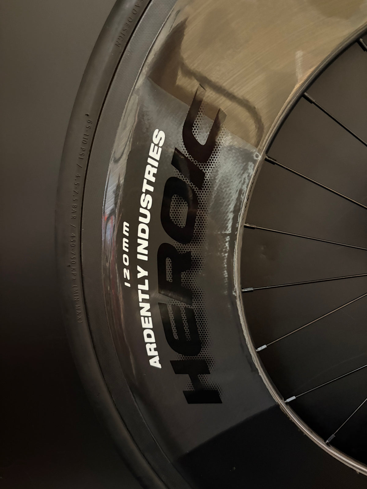Ardently Heroic Wheelset 120mm Carbon Clincher 20/24h