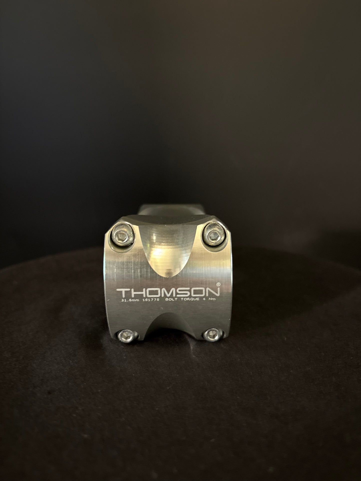 Thomson X4 Stem Silver 80mm 31.8 10deg