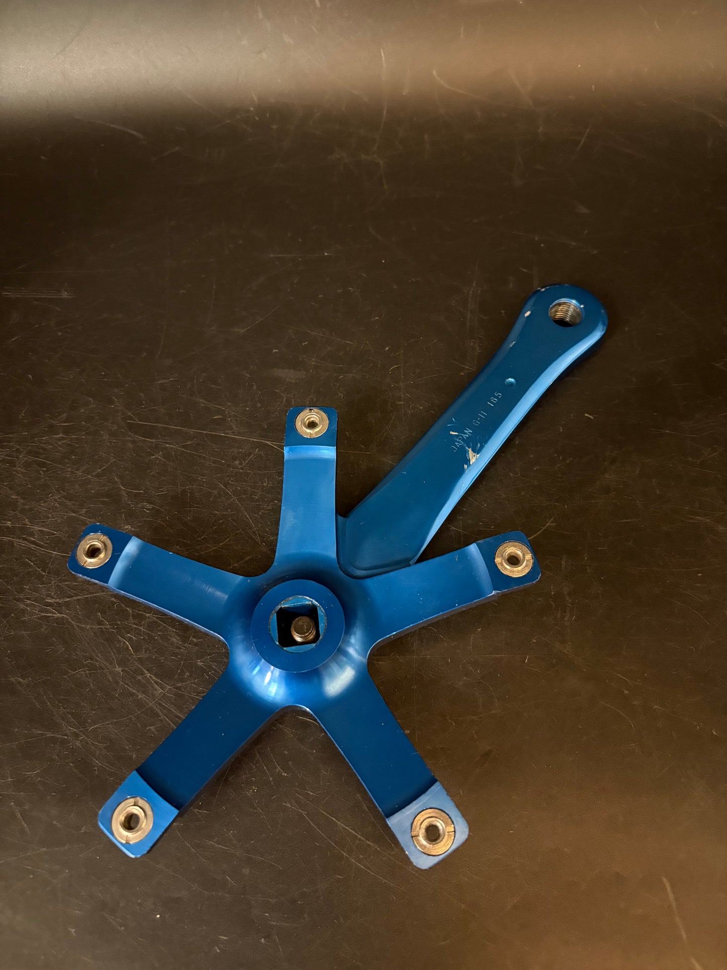 Sugino 75 Cranks Blue 165mm