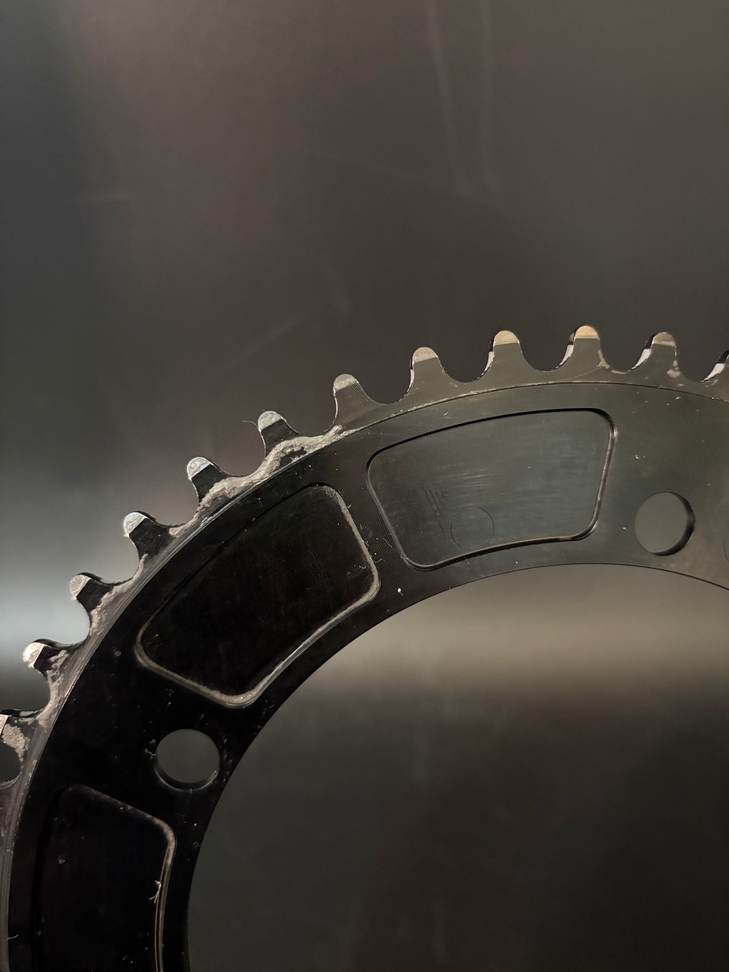 Alter Vinyl Chainring Black 49t