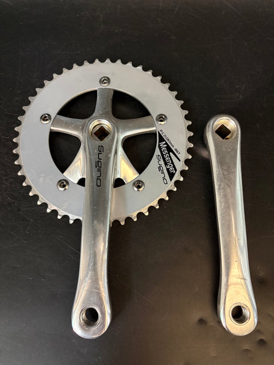 Sugino Messenger Crankset Silver 170mm 46t 130bcd