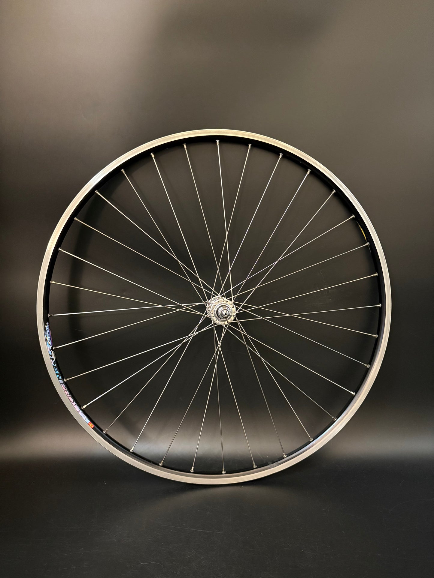 Mavic Open Pro Black Machined / Dura Ace 7710 Low Flange Wheelset 32h