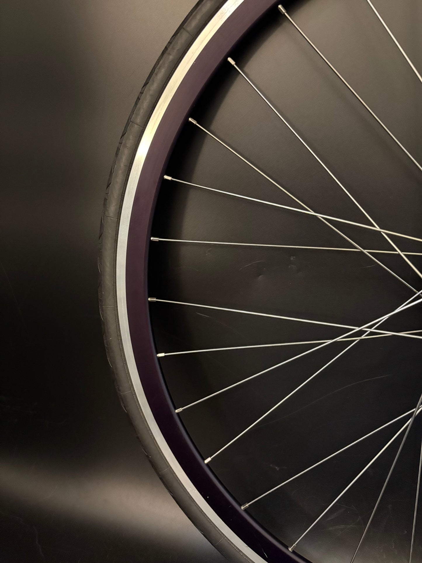 Velocity Deep V Black Machined / All City Wheelset 32h