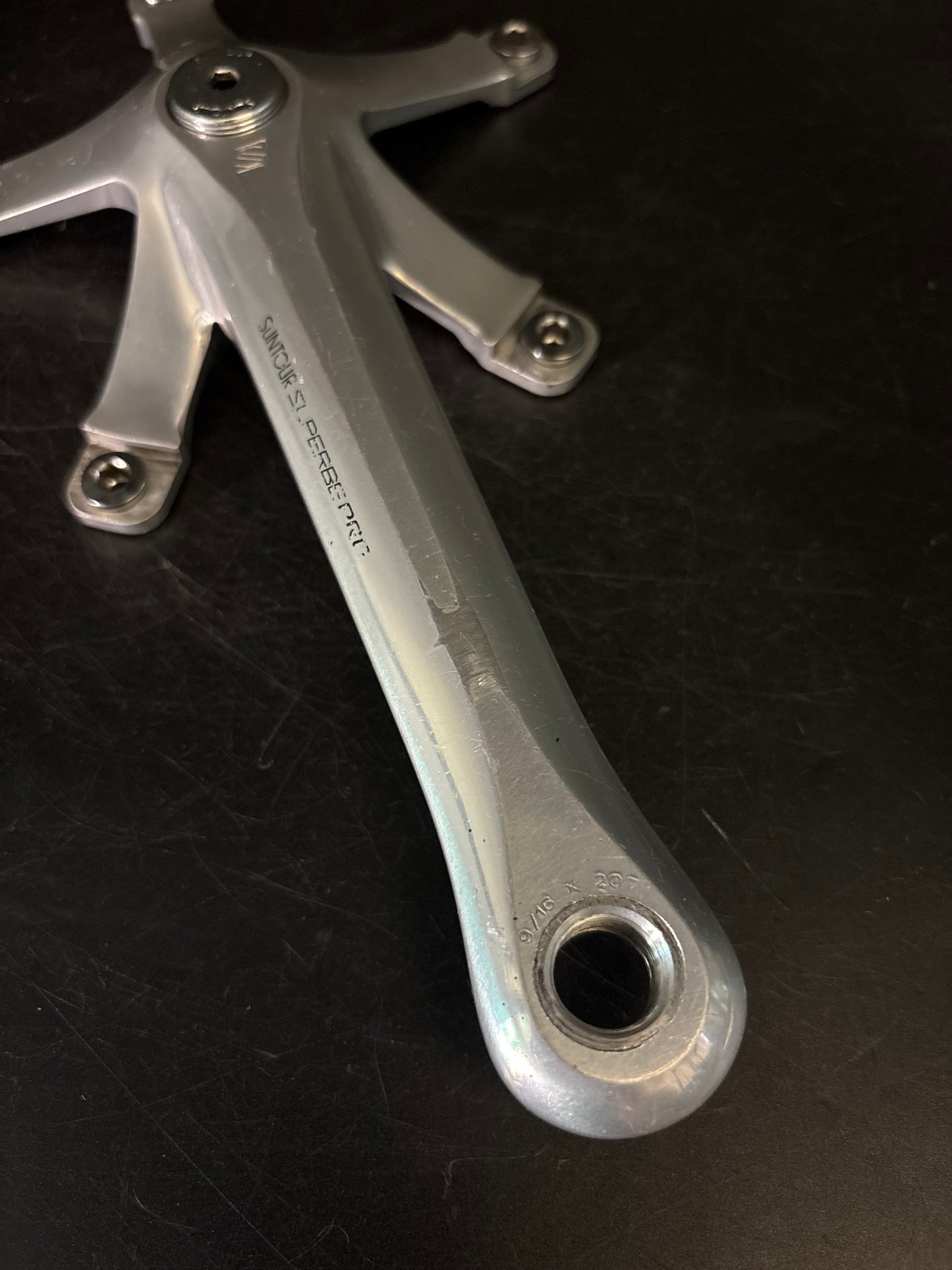 Suntour Superbe Cranks Silver 167.5mm
