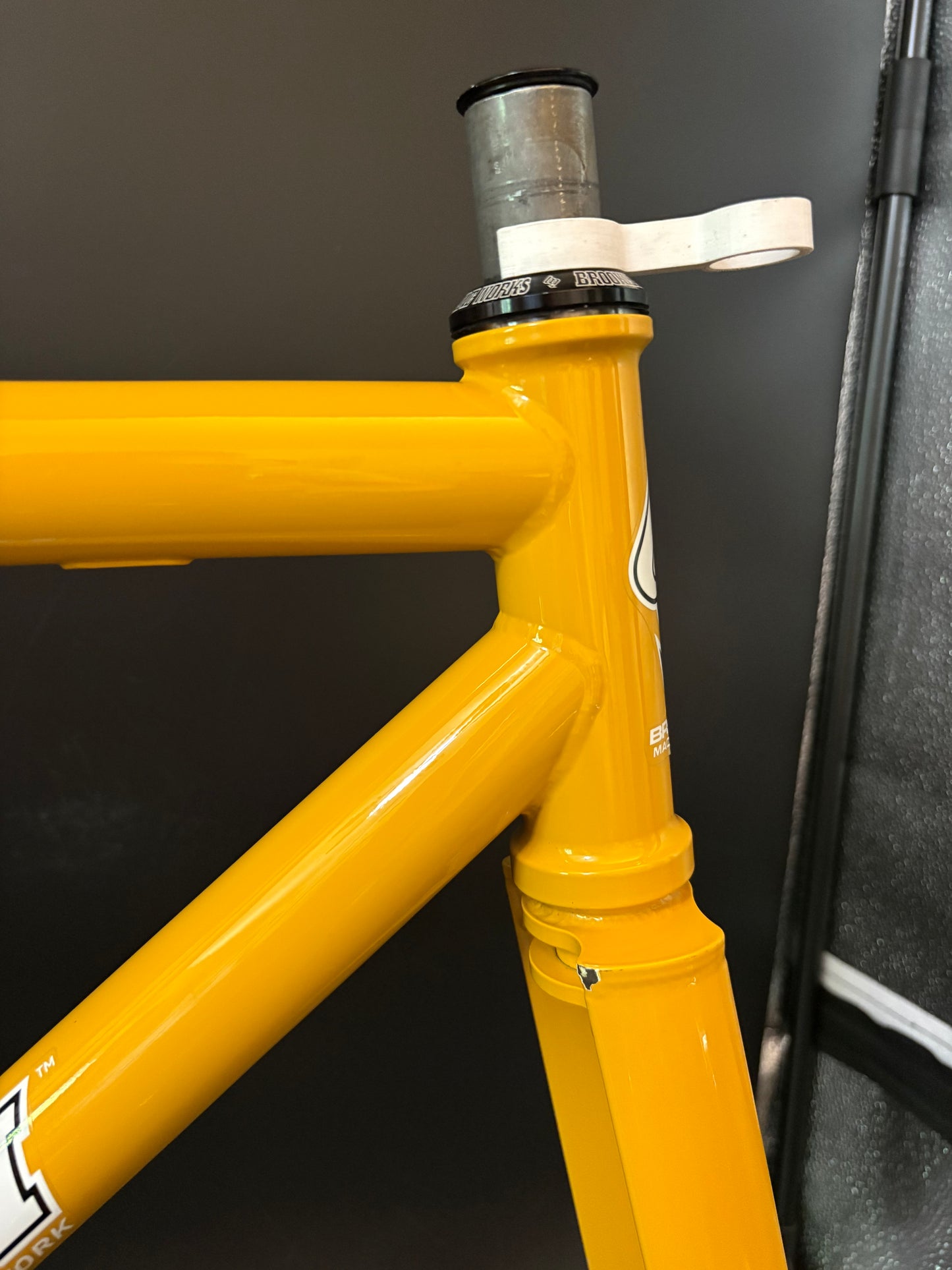 Brooklyn Machine Works Gangsta Track v4 Frameset Yellow Medium