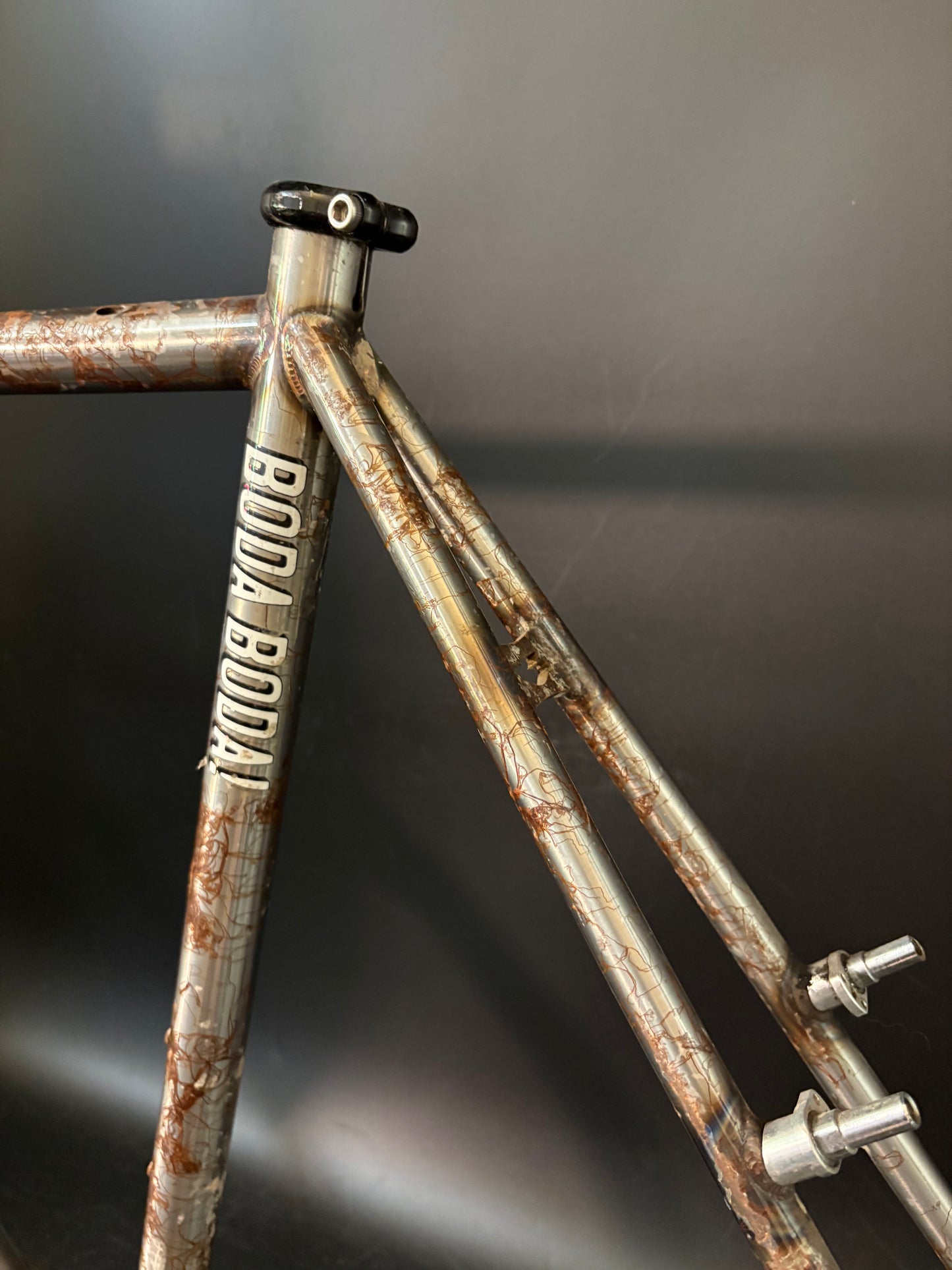 Chas’ Cinelli Mash Work Frameset Raw Prototype #1 55cm
