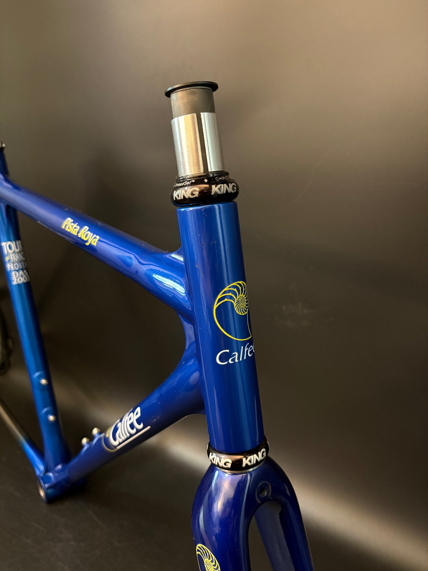 Calfee Pista Roya Carbon Frameset Blue 56cm