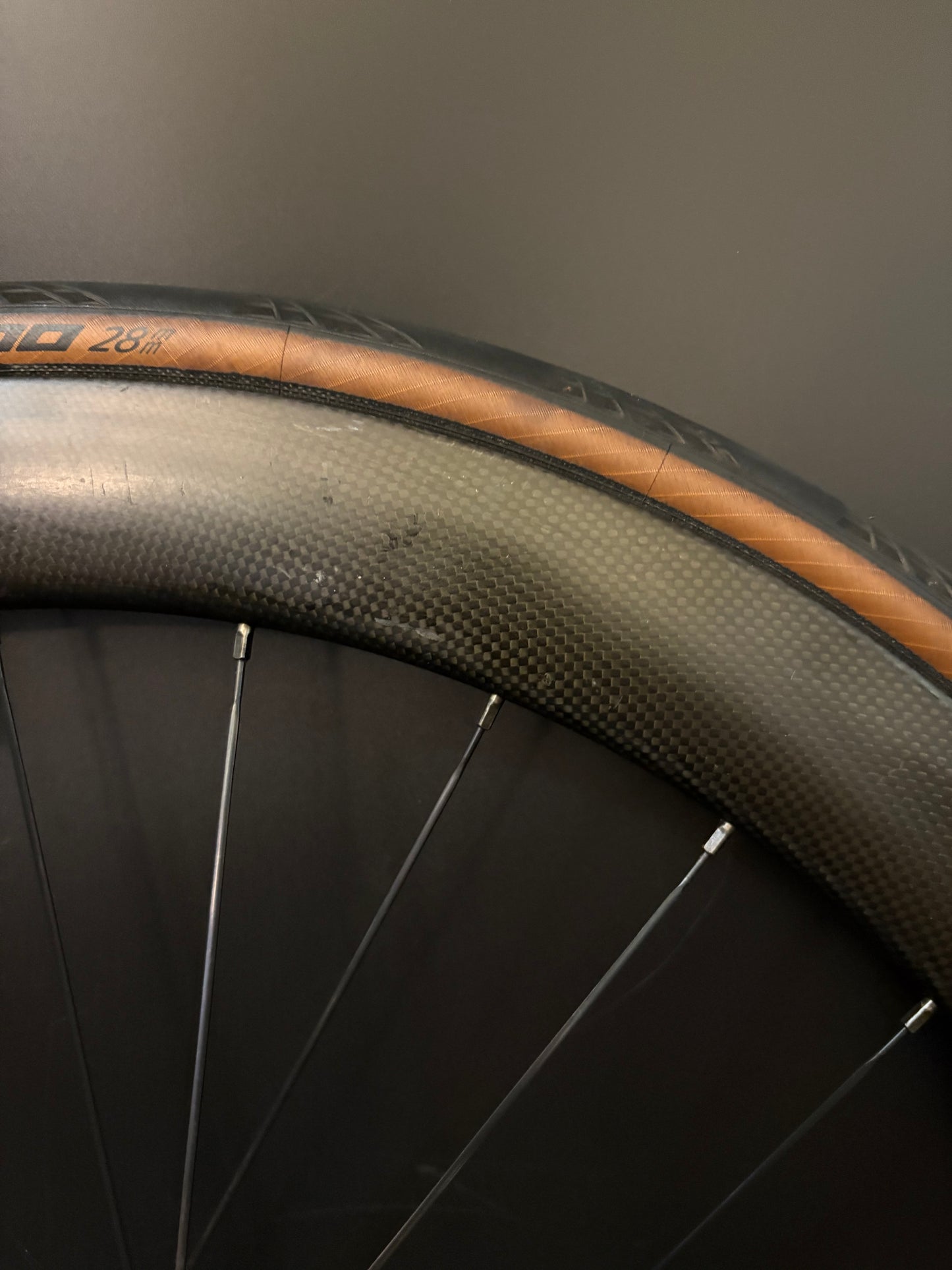 Unbranded Carbon 50mm / Paul Components HF Wheelset Black 28h