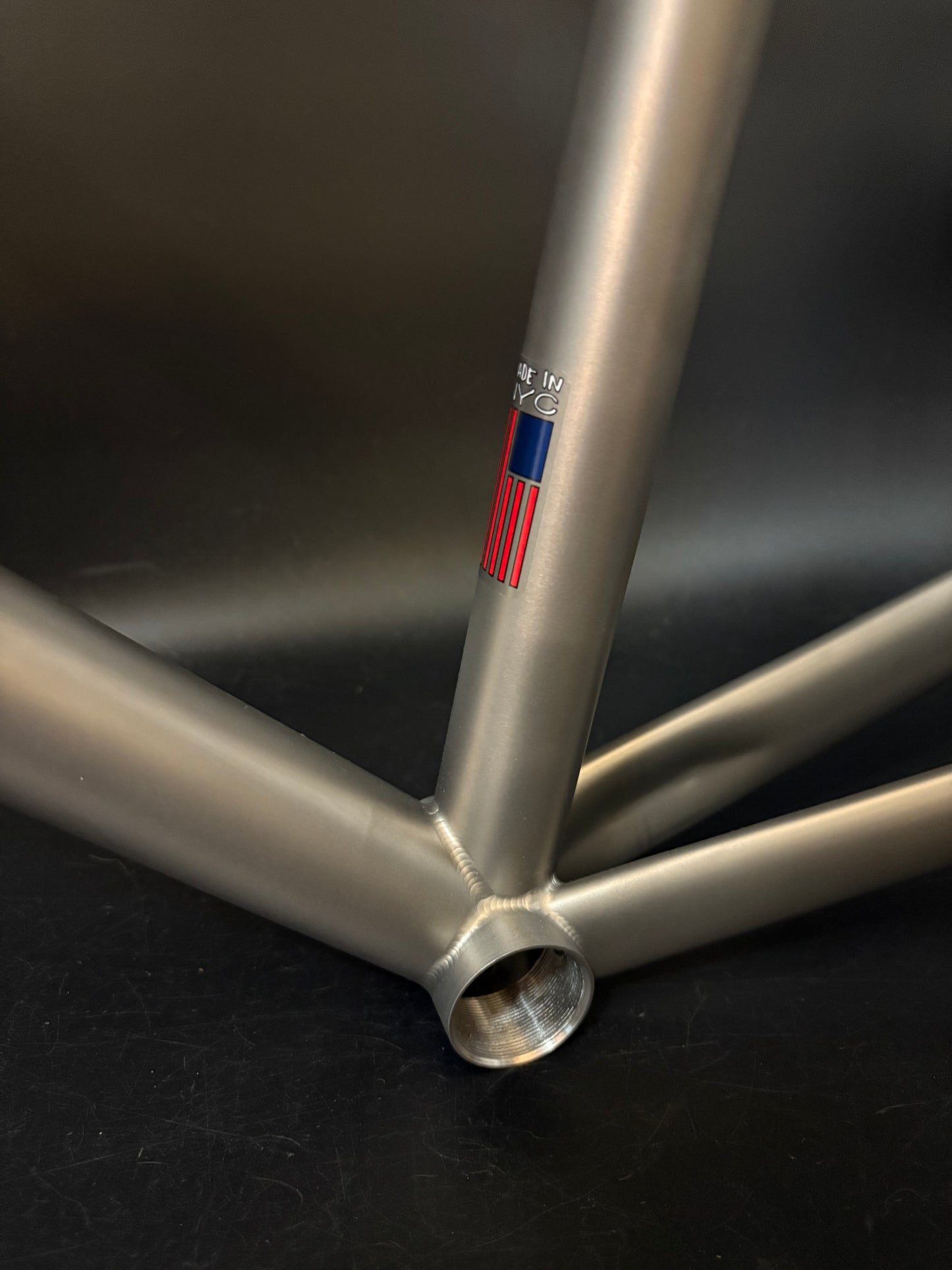 NEW Weis Hammer Ti Track Frameset Titanium Custom Finishing 55.5cm TT 71cm ST center