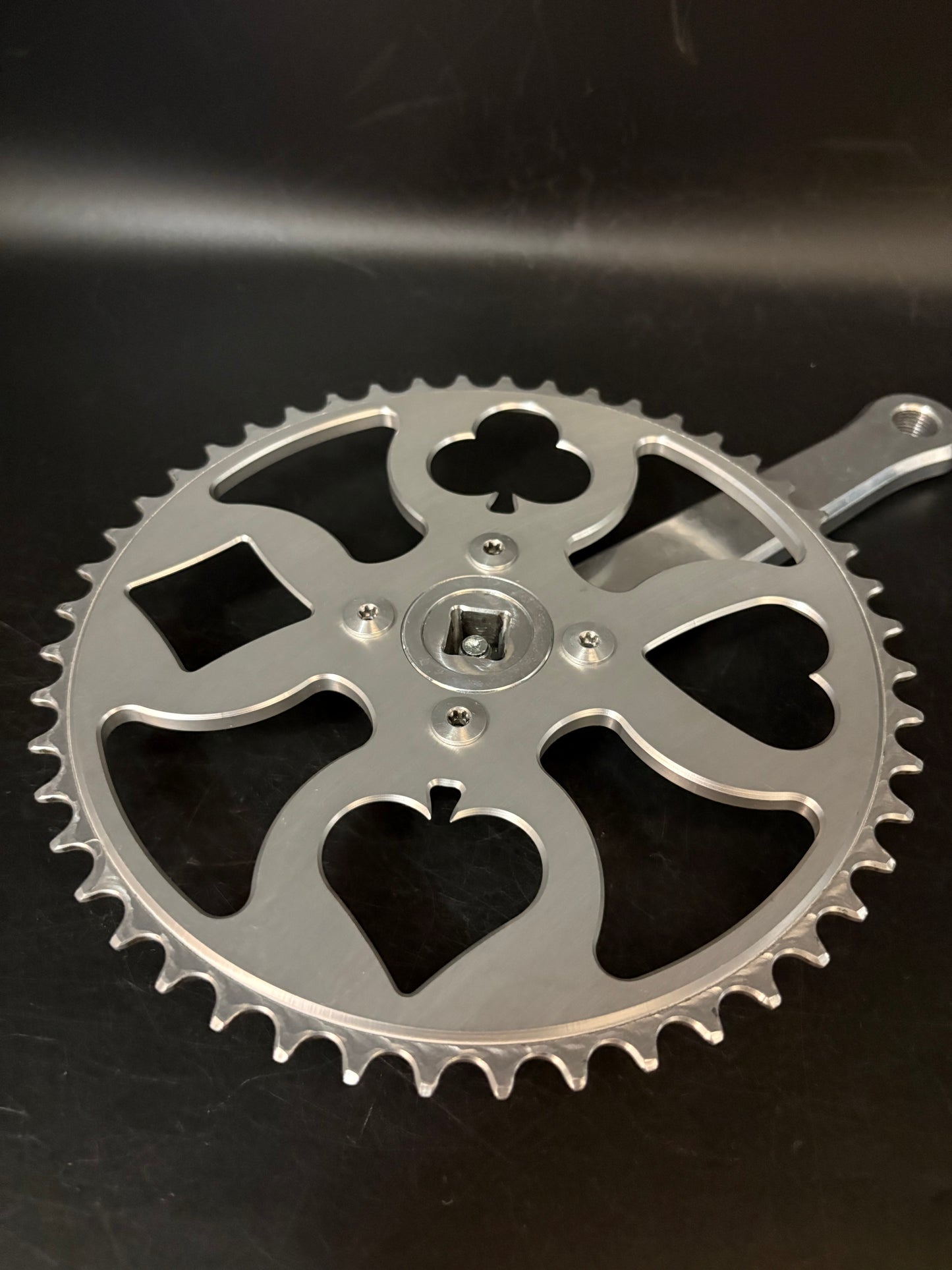 Paul Royal Flush Crankset Silver 165mm 48t