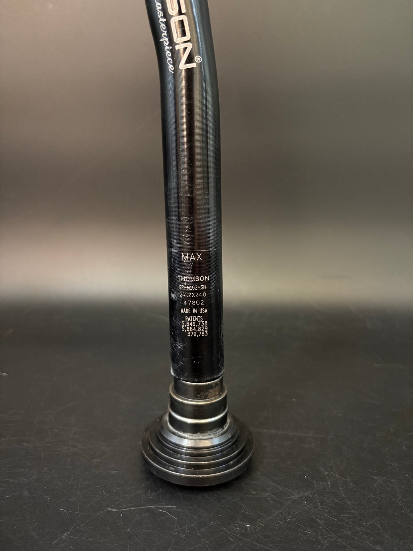 Thomson Masterpiece Setback Seatpost Black 27.2 240mm
