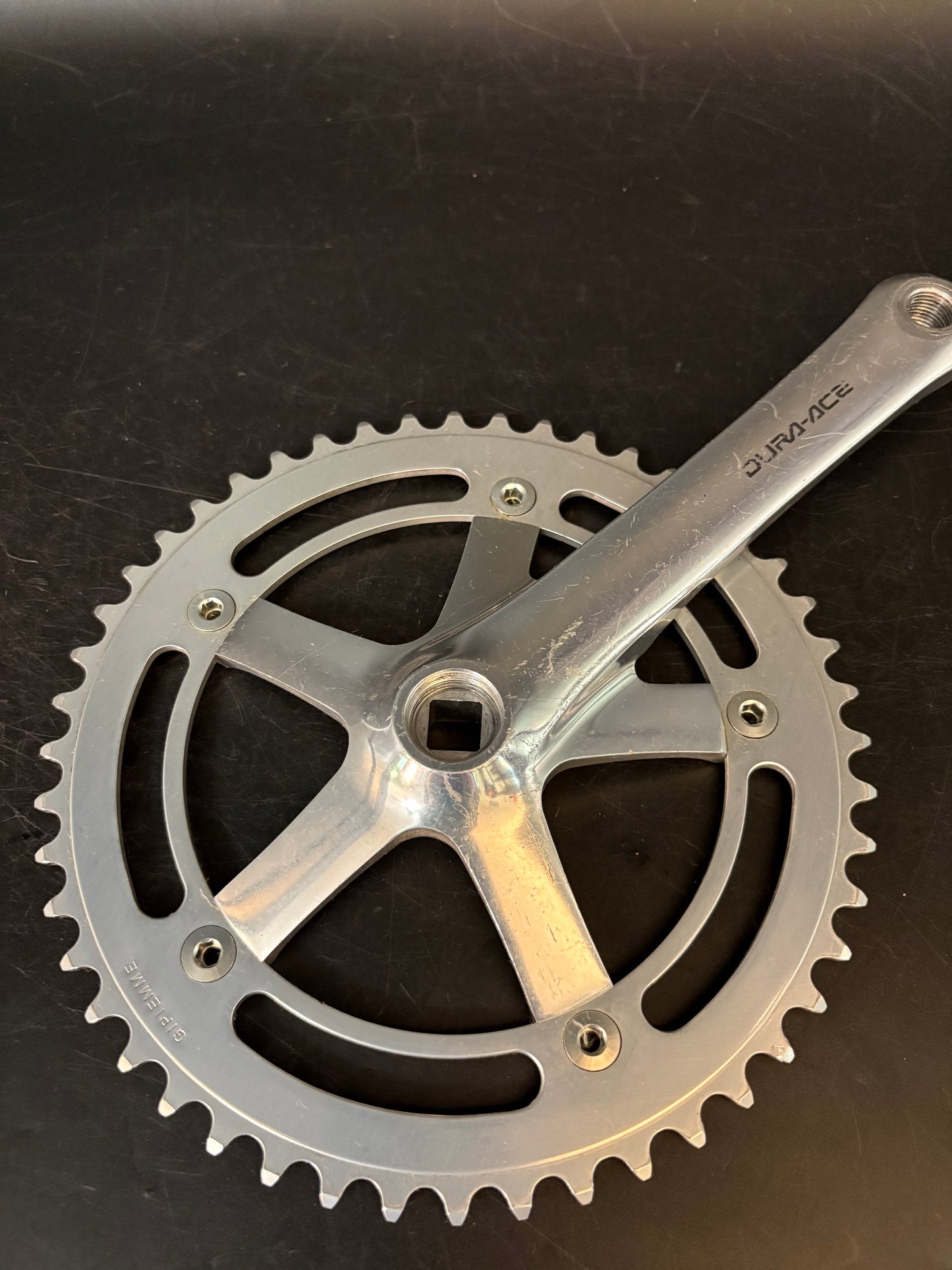 Dura Ace 7600 Crankset Silver 172.5mm 48t