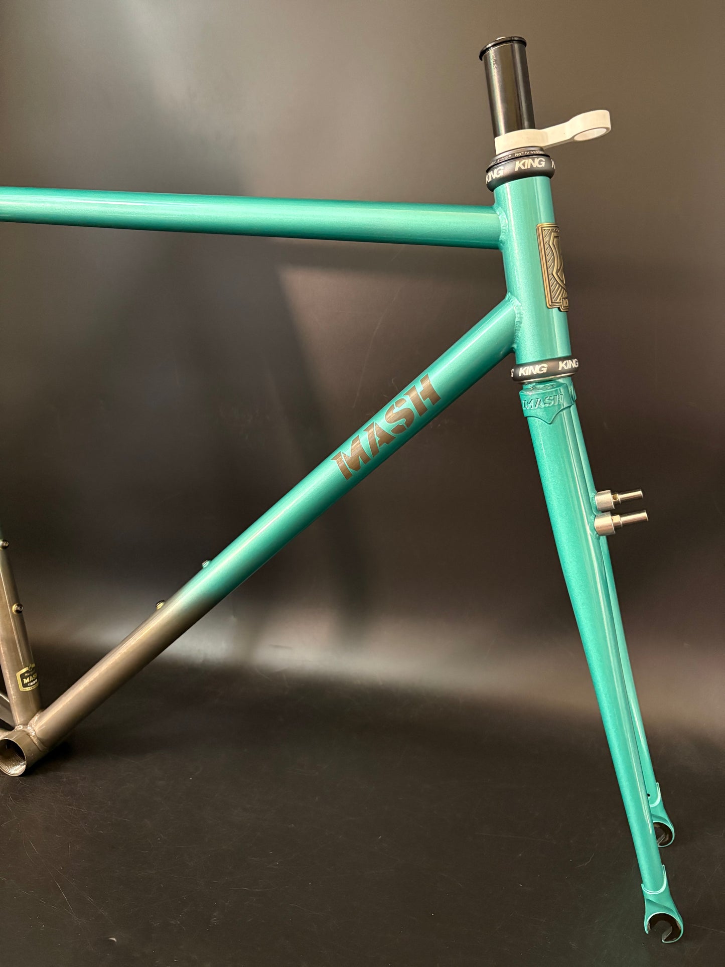 Mash Steel Frameset Teal/Raw 55cm Medium