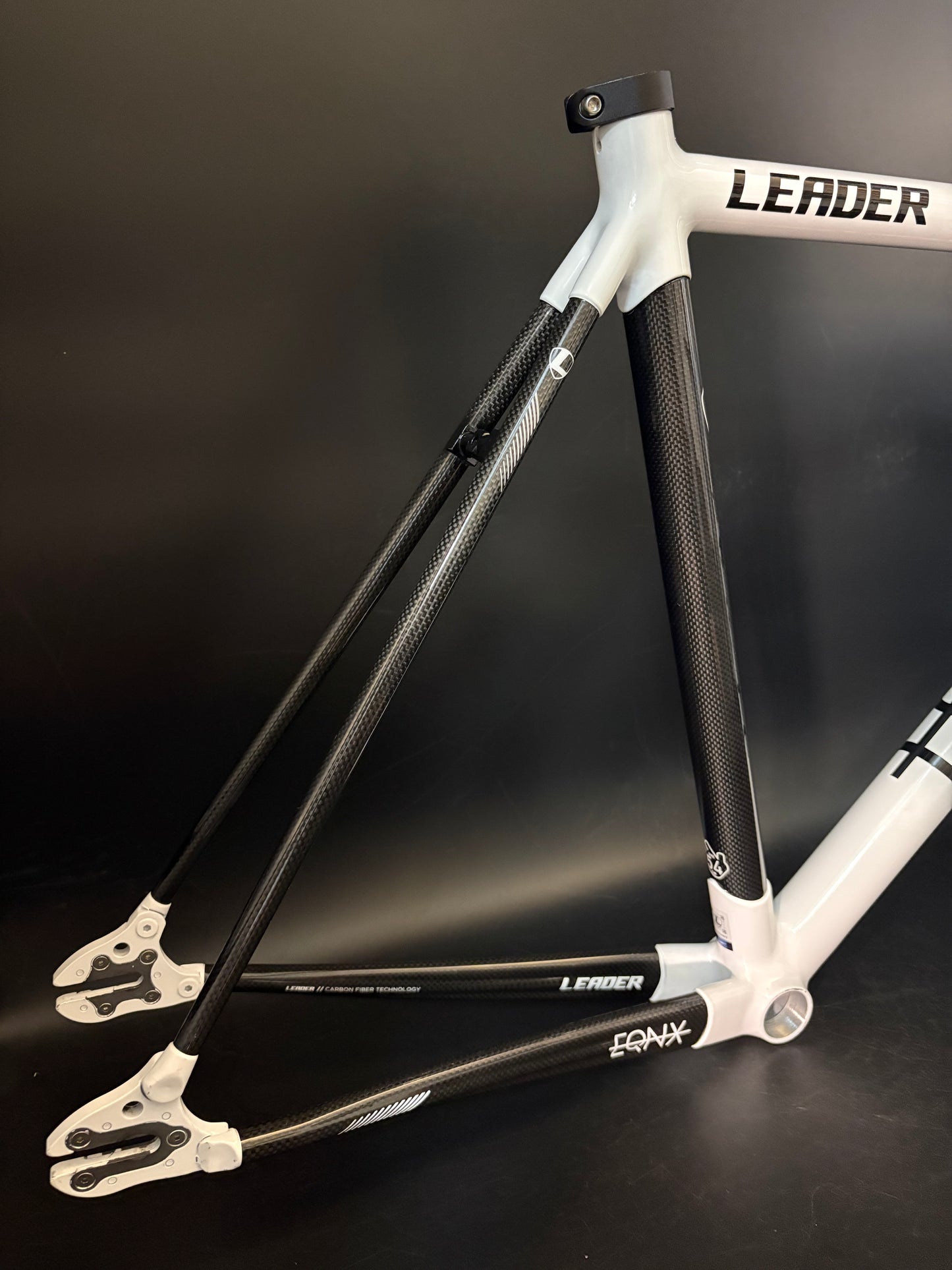 Leader EQNX Carbon Frameset White 54cm