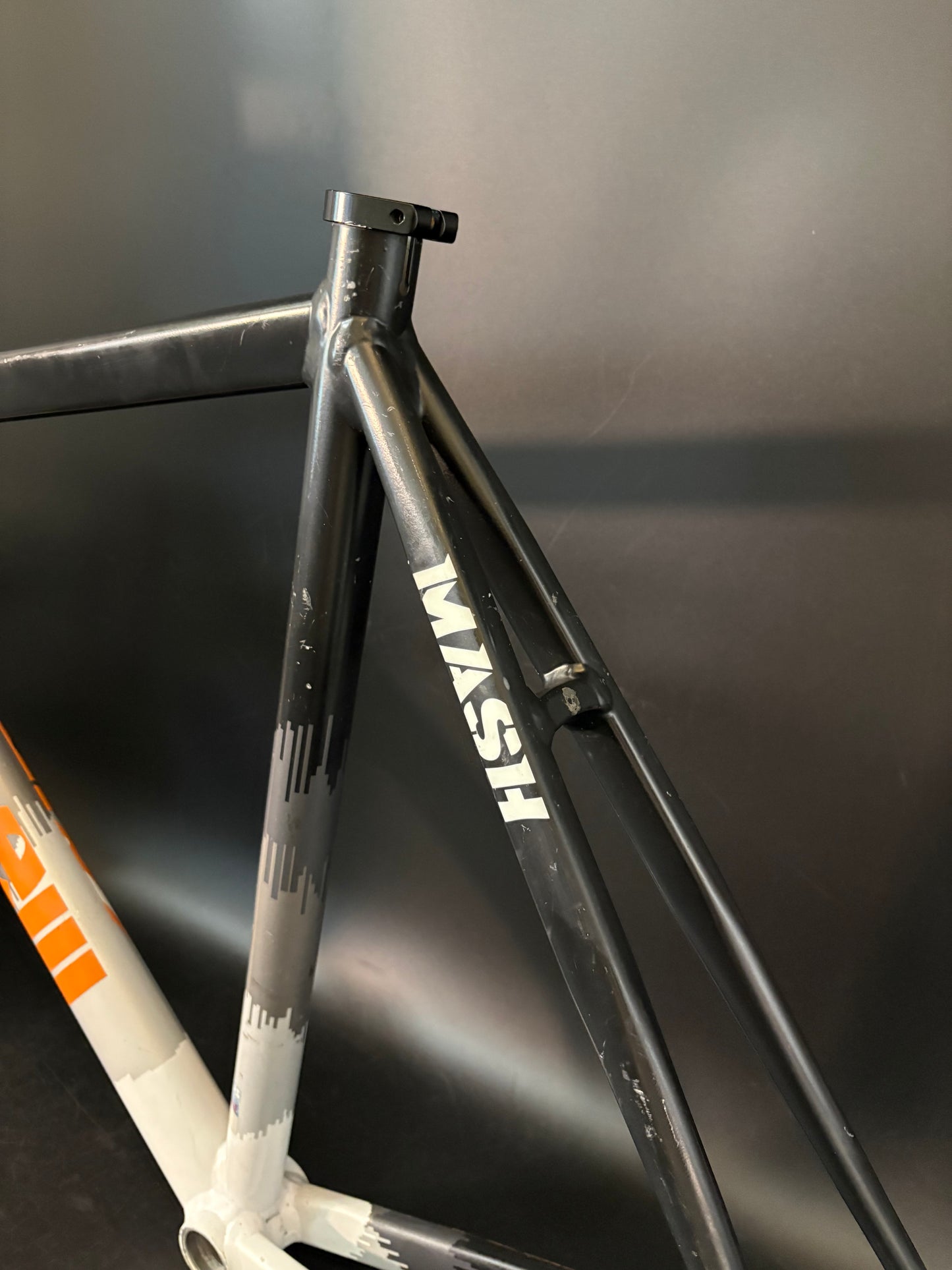 Cinelli Mash Histogram Frameset Black/Orange 53cm Medium