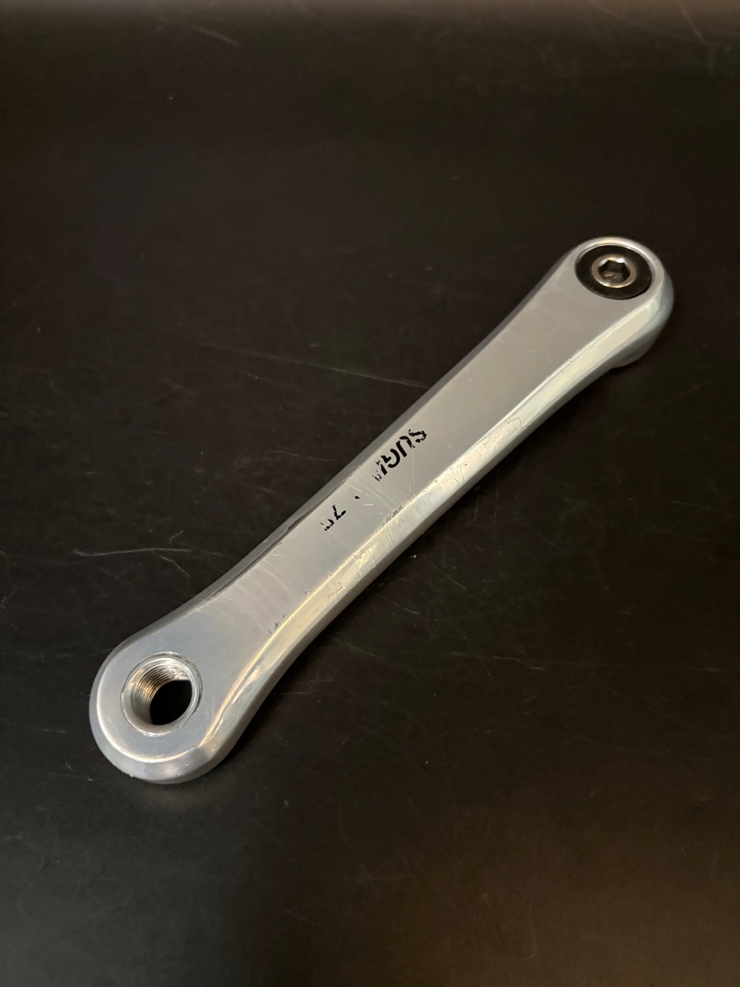 Sugino 75 Crankset Silver 165mm 46t