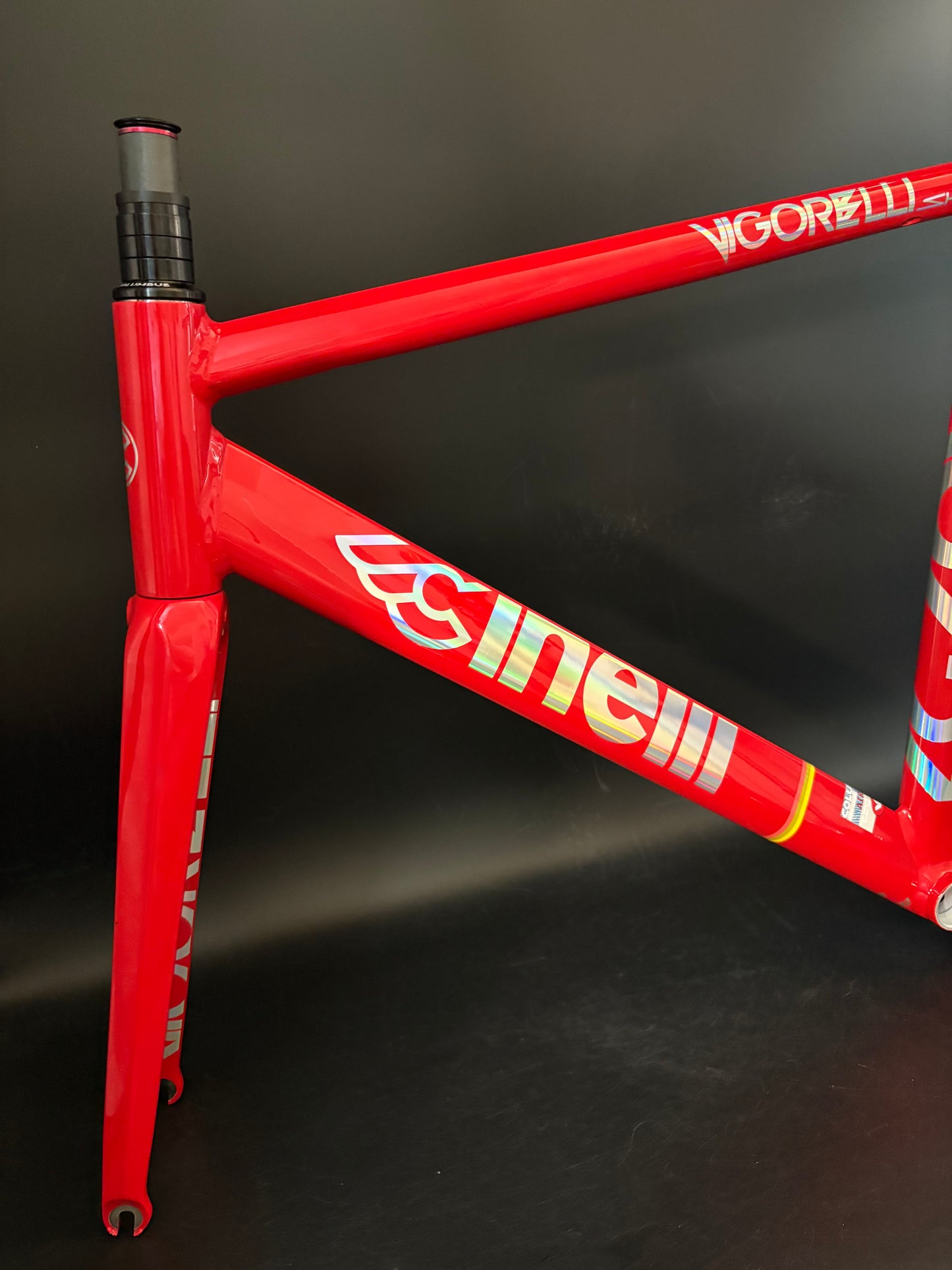 Cinelli Vigorelli Shark Frameset Red 54cm