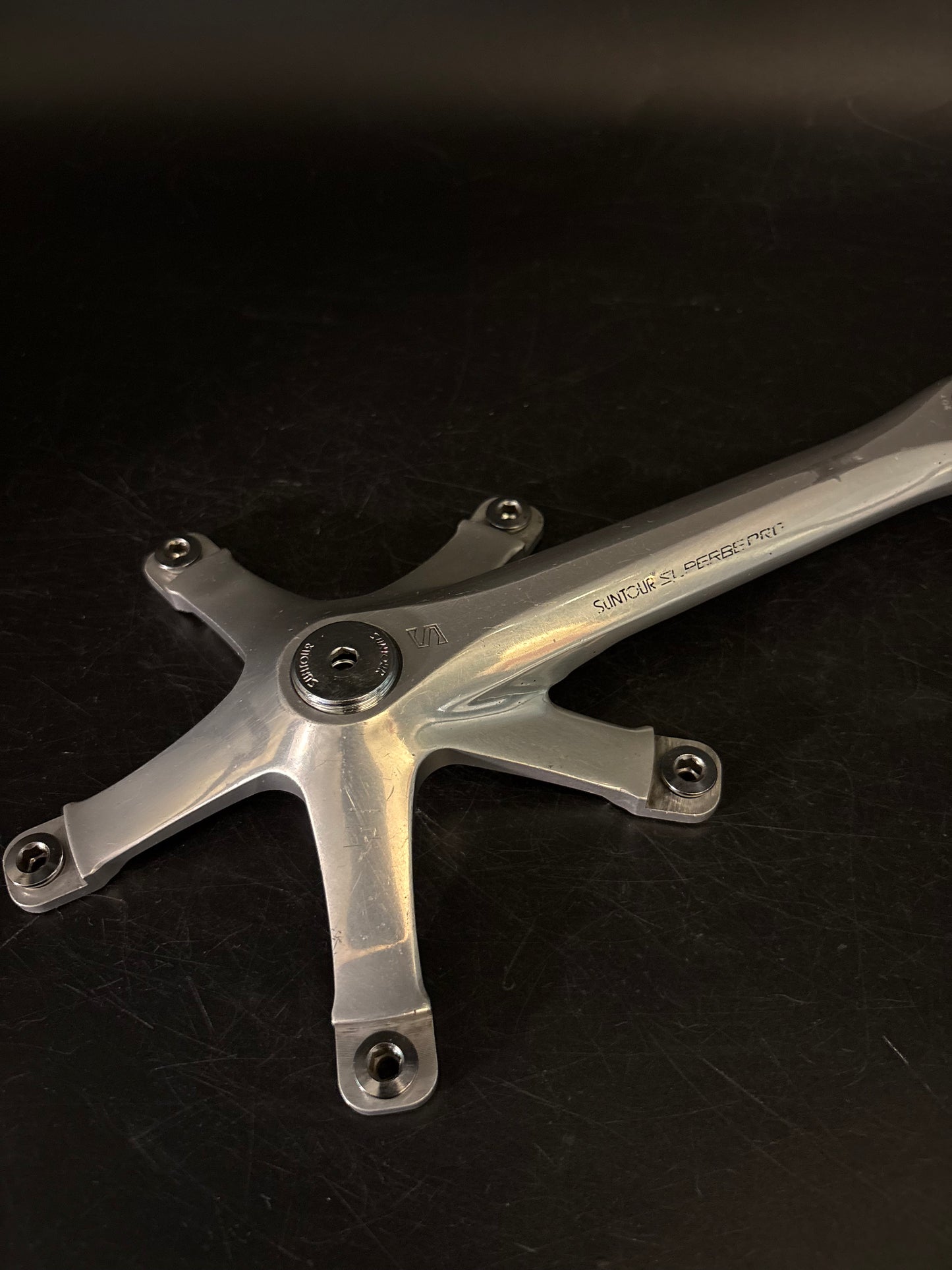Suntour Superbe Cranks Silver 167.5mm