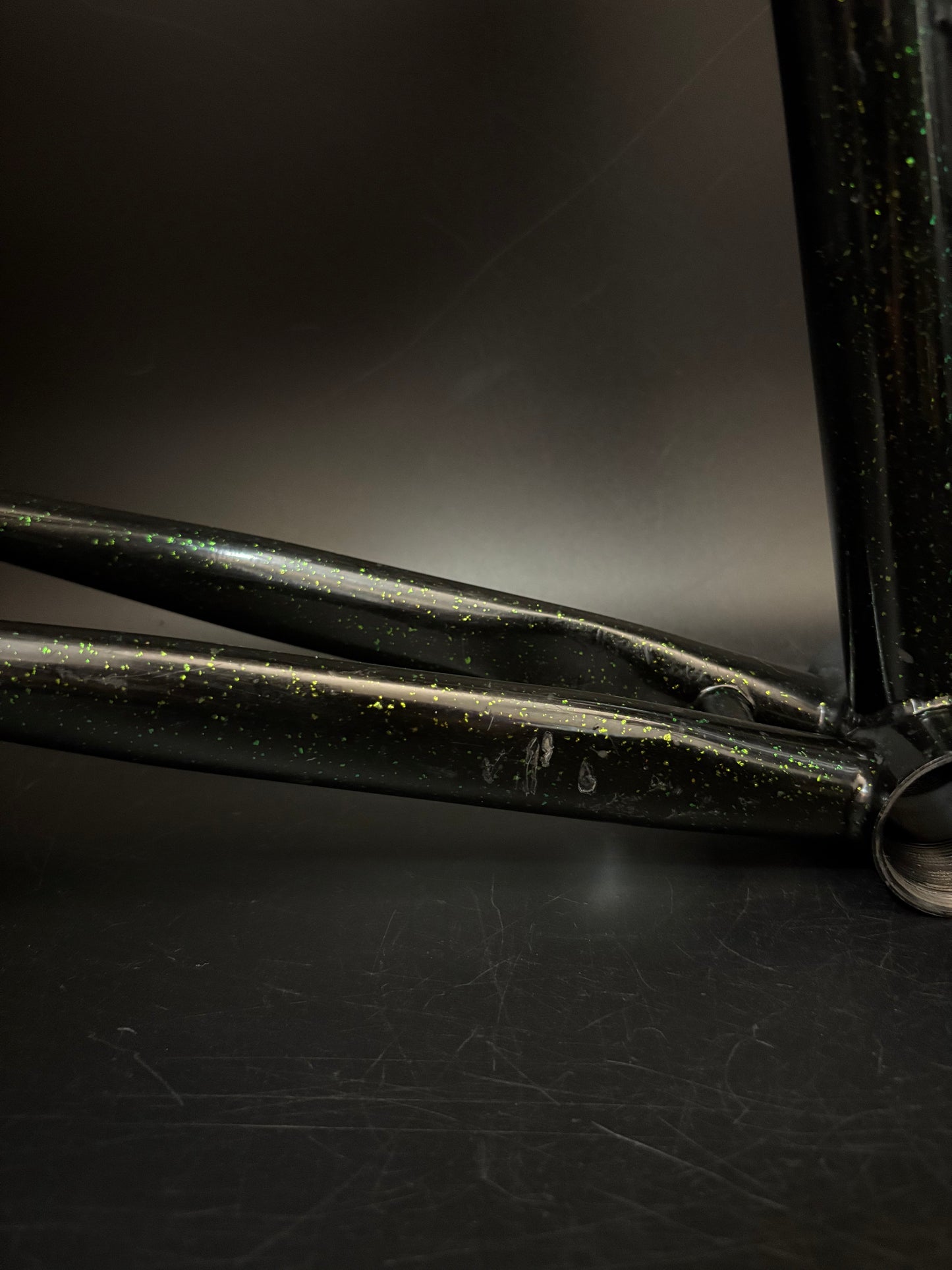 All City Big Block Frameset Green Sparkle 52cm