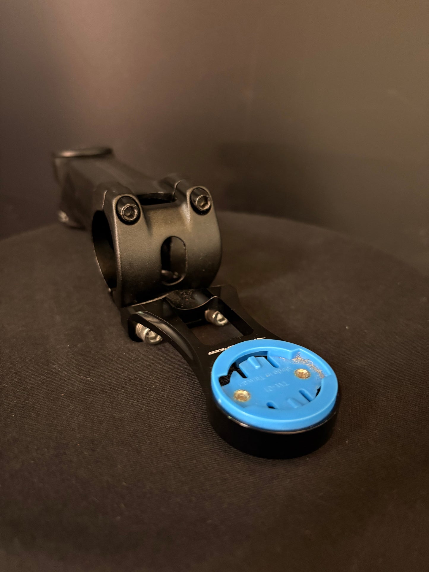 Real Speed RS-10 Alloy Stem Black 110mm 31.8 7deg w/ Computer Mount