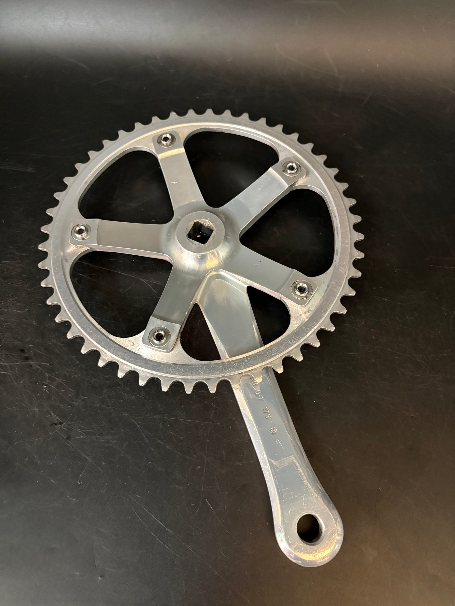 Sugino 75 Crankset Silver 175mm 48t