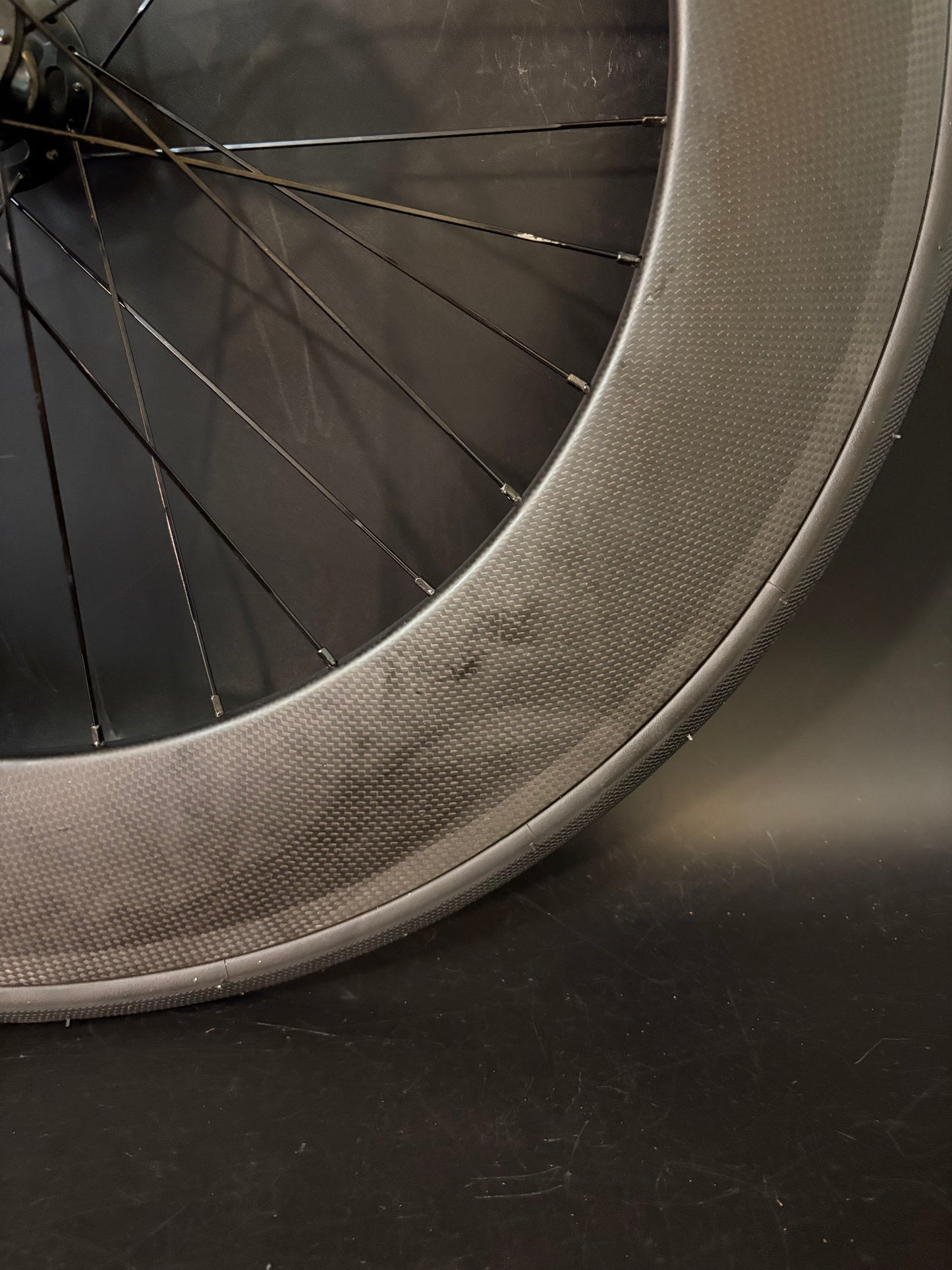 Unbranded 90mm Carbon Clincher / Novatec Wheelset 32h