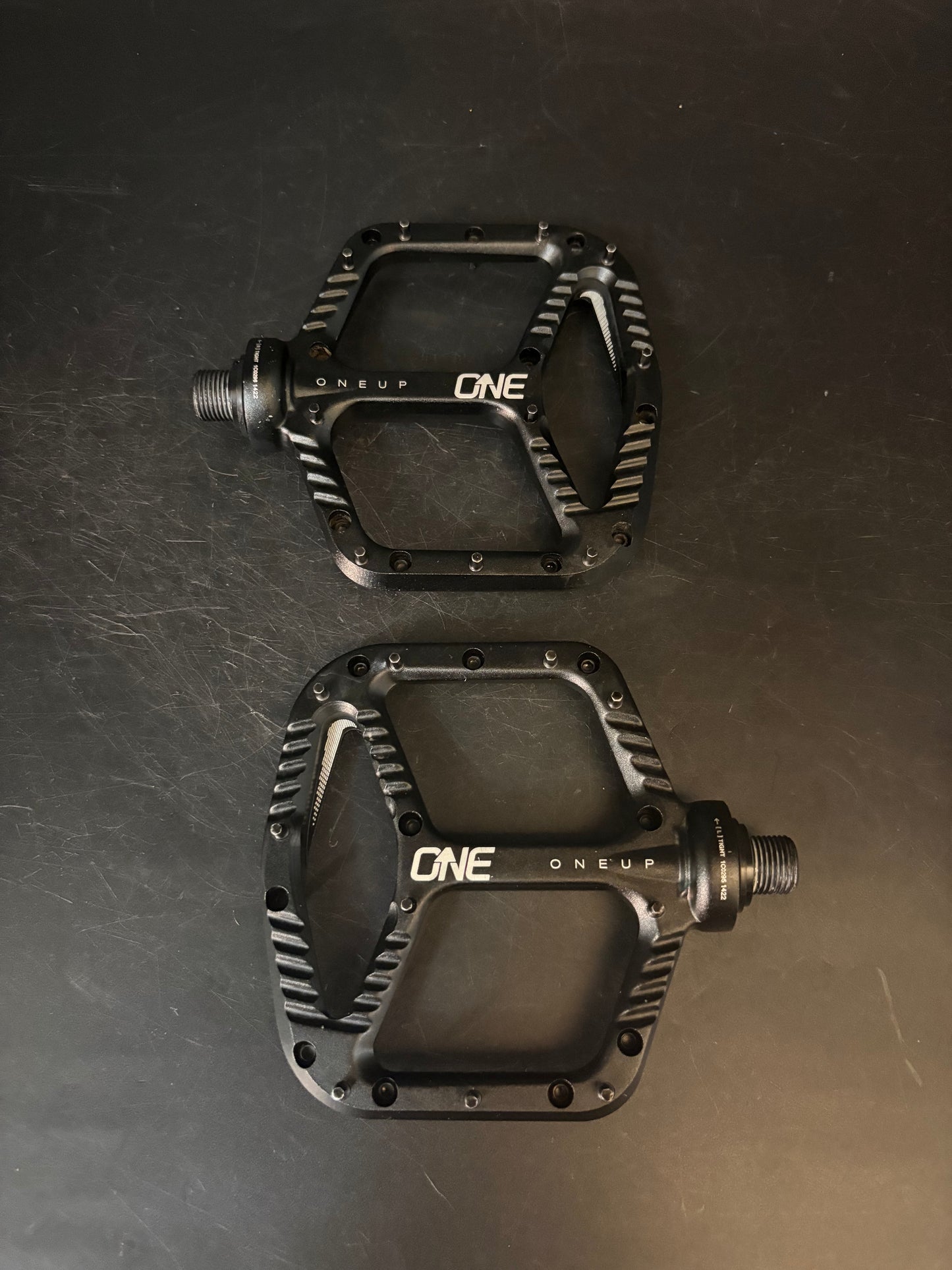 One Up Aluminum Pedals Black