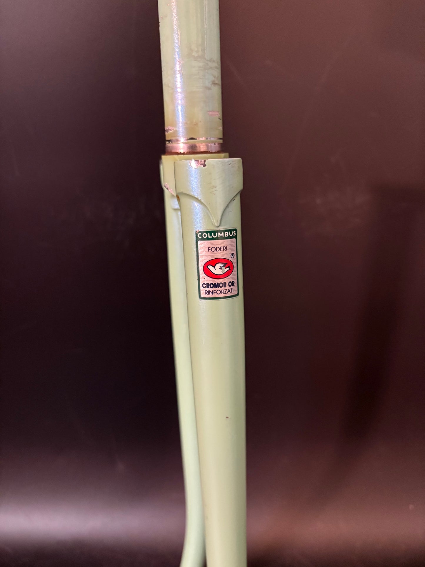 Bianchi Columbus Track Fork Celeste 1” Threaded 164mm