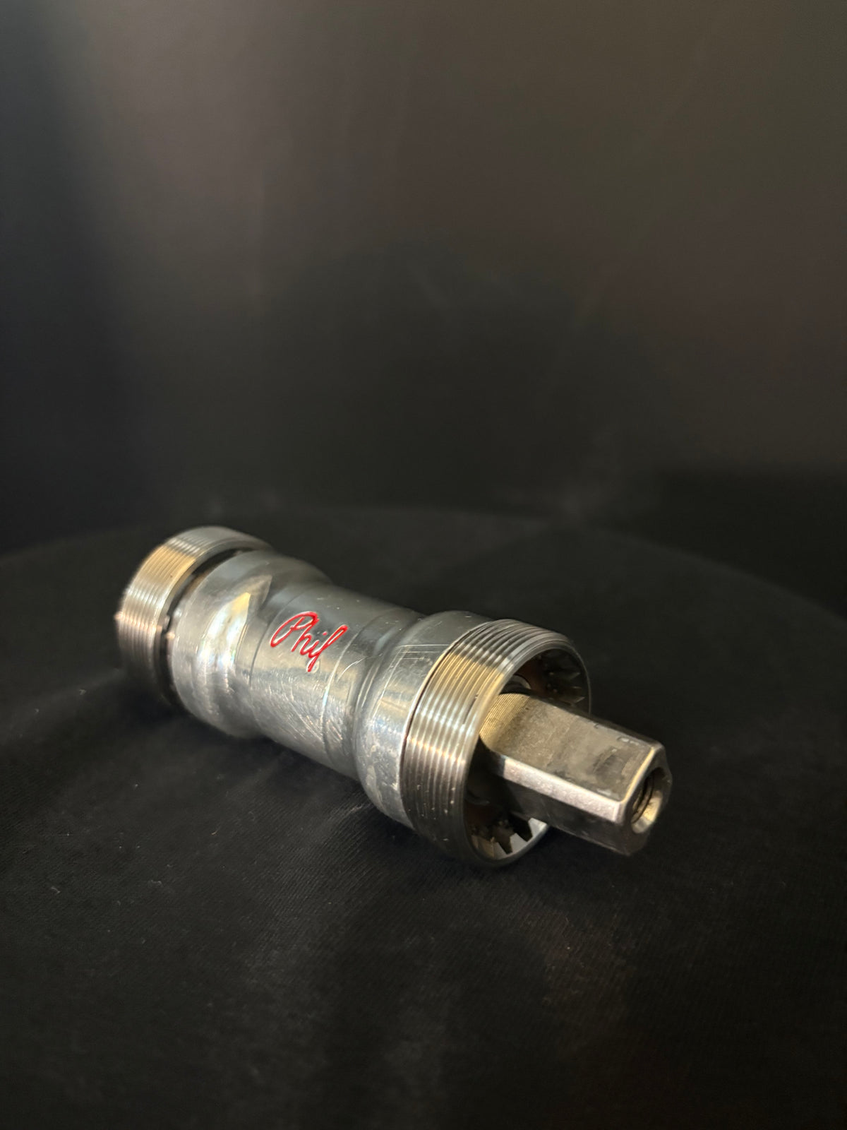 Phil Wood Square Taper Bottom Bracket Silver 111mm JIS
