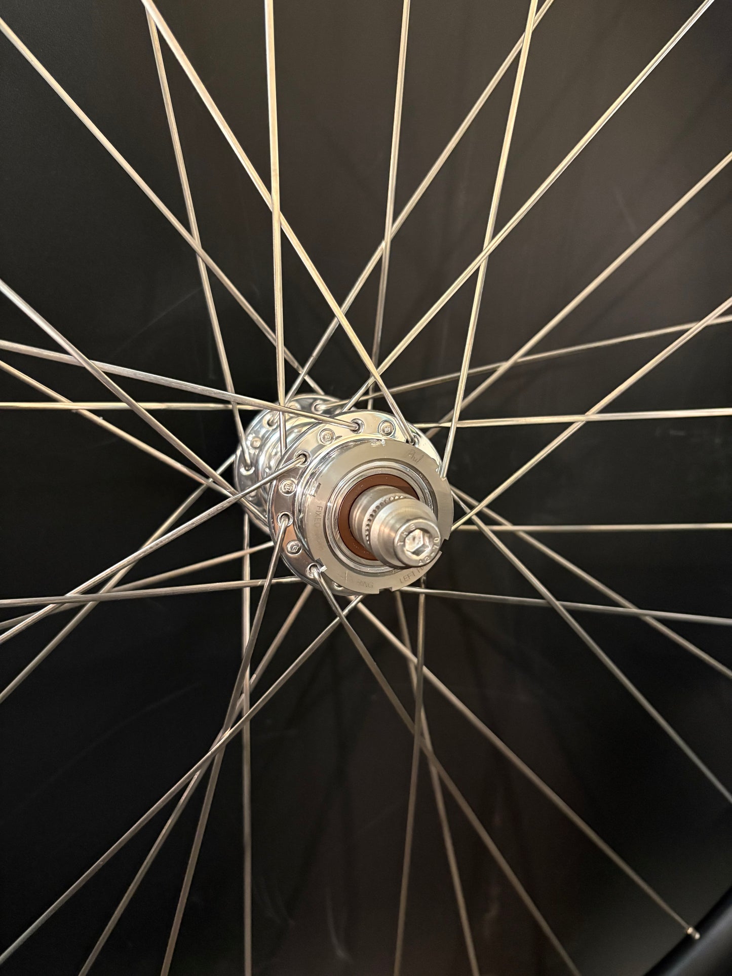 Velocity Aileron Black / Phil Wood LF Wheelset 32h
