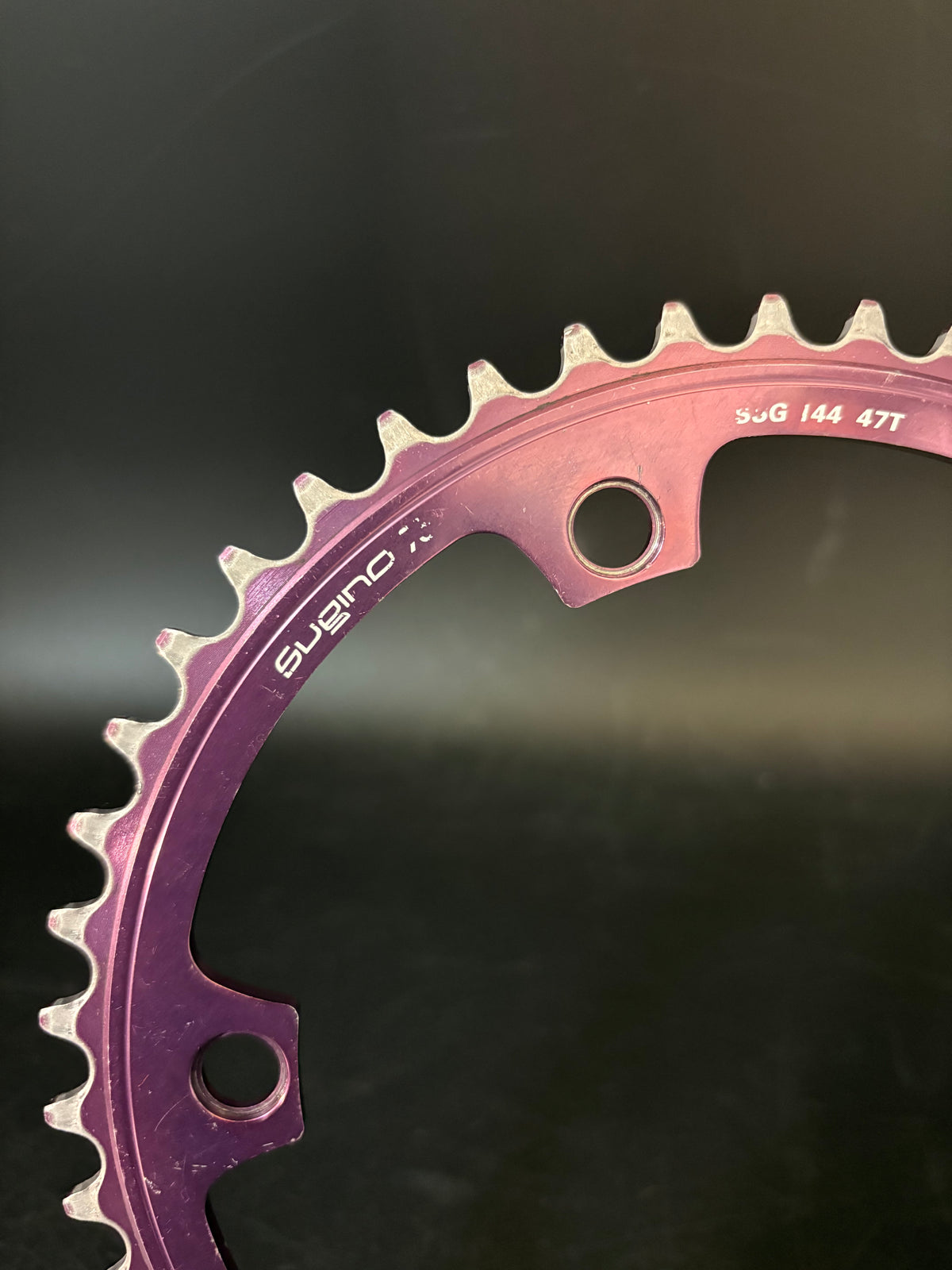 Sugino 75 Chainring Purple 47t