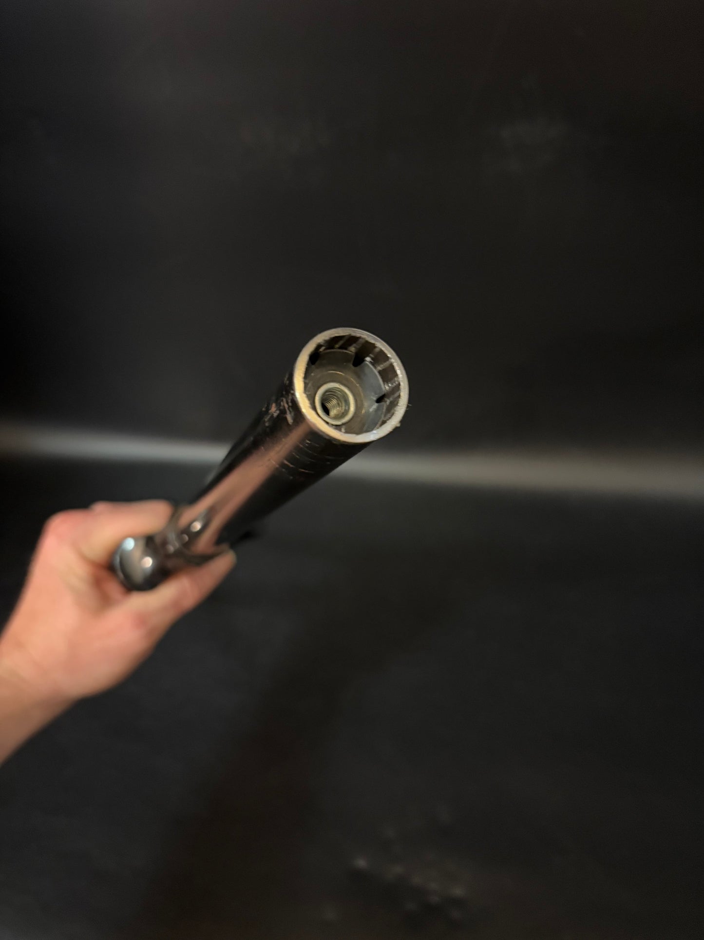 Tange Infinity Fork Black 1” Threadless 225mm