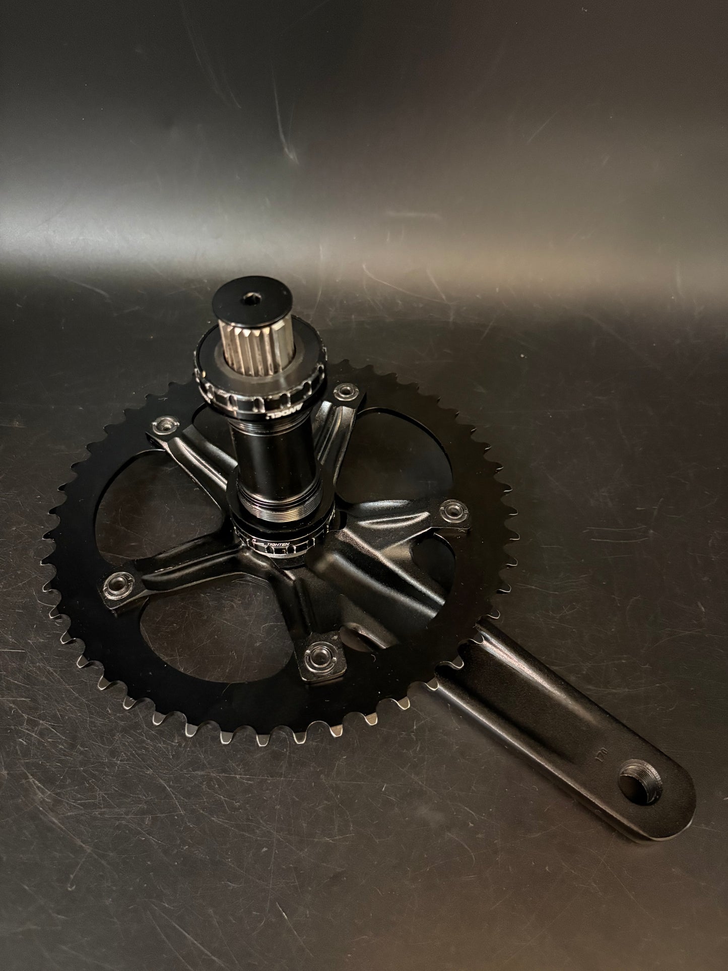 Andel Deluxe 2.0 Crankset Black 170mm 48t