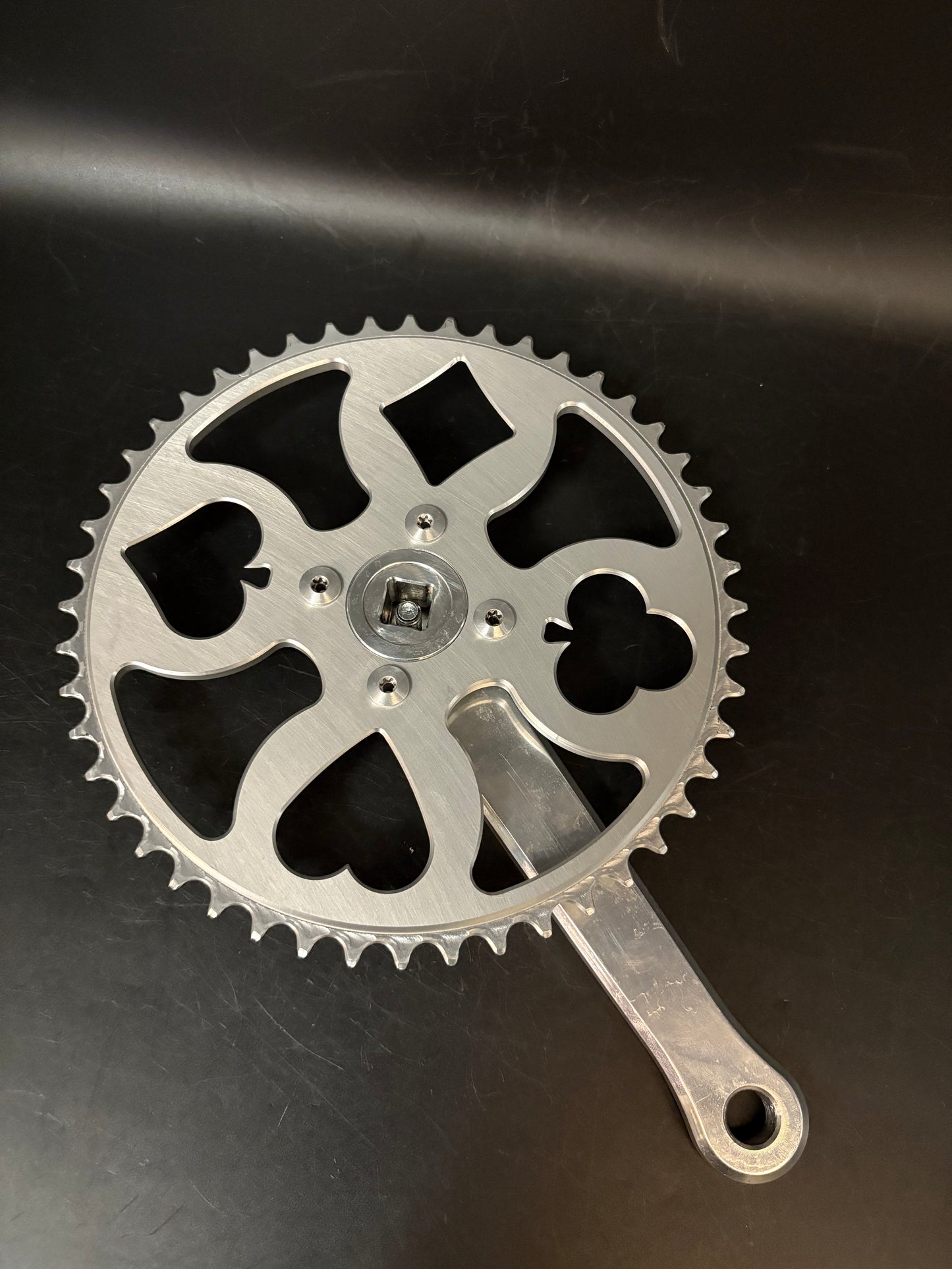 Paul Royal Flush Crankset Silver 165mm 48t
