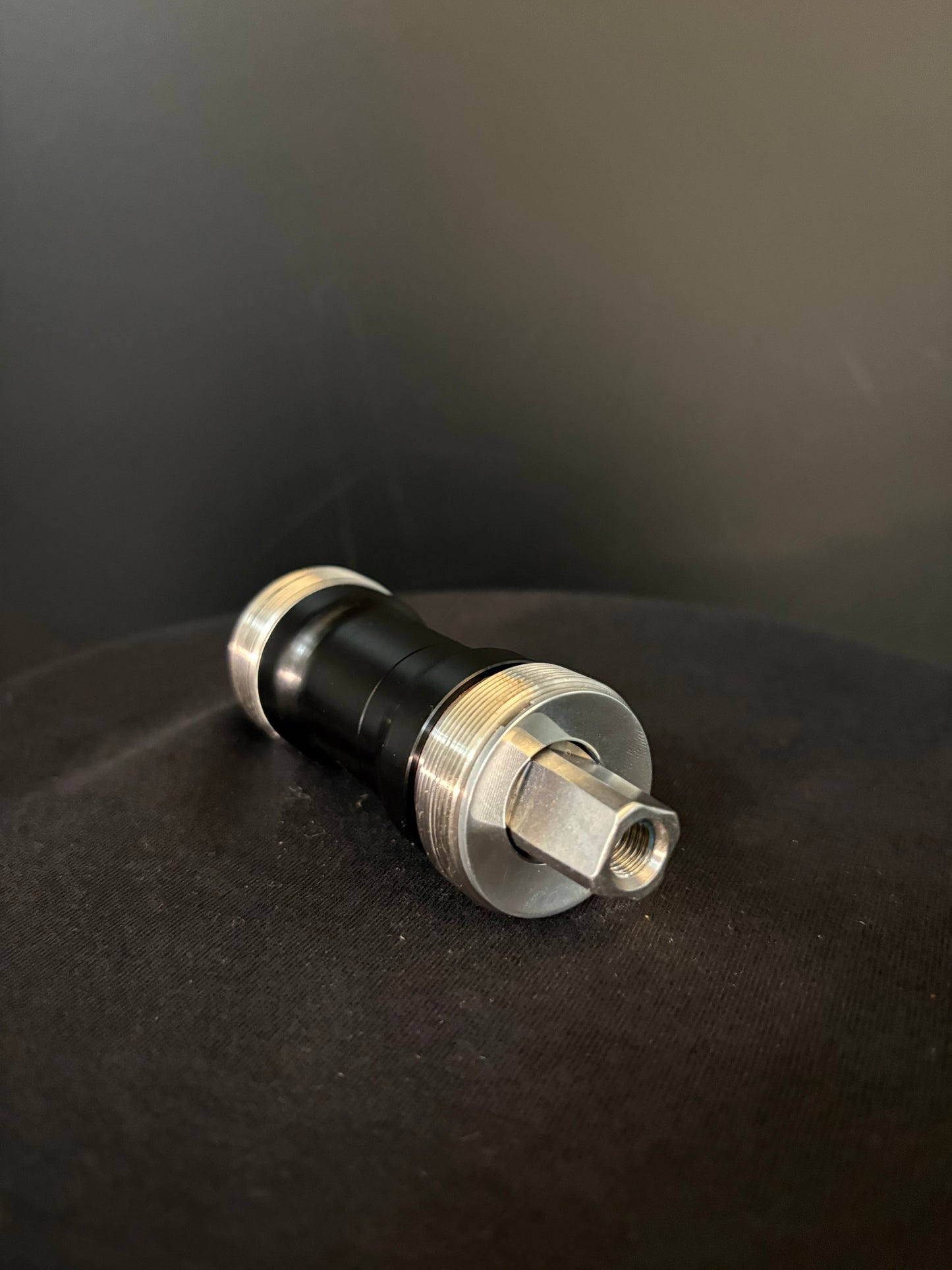 Phil Wood Bottom Bracket Black 110.5mm ISO w/ Mudguards
