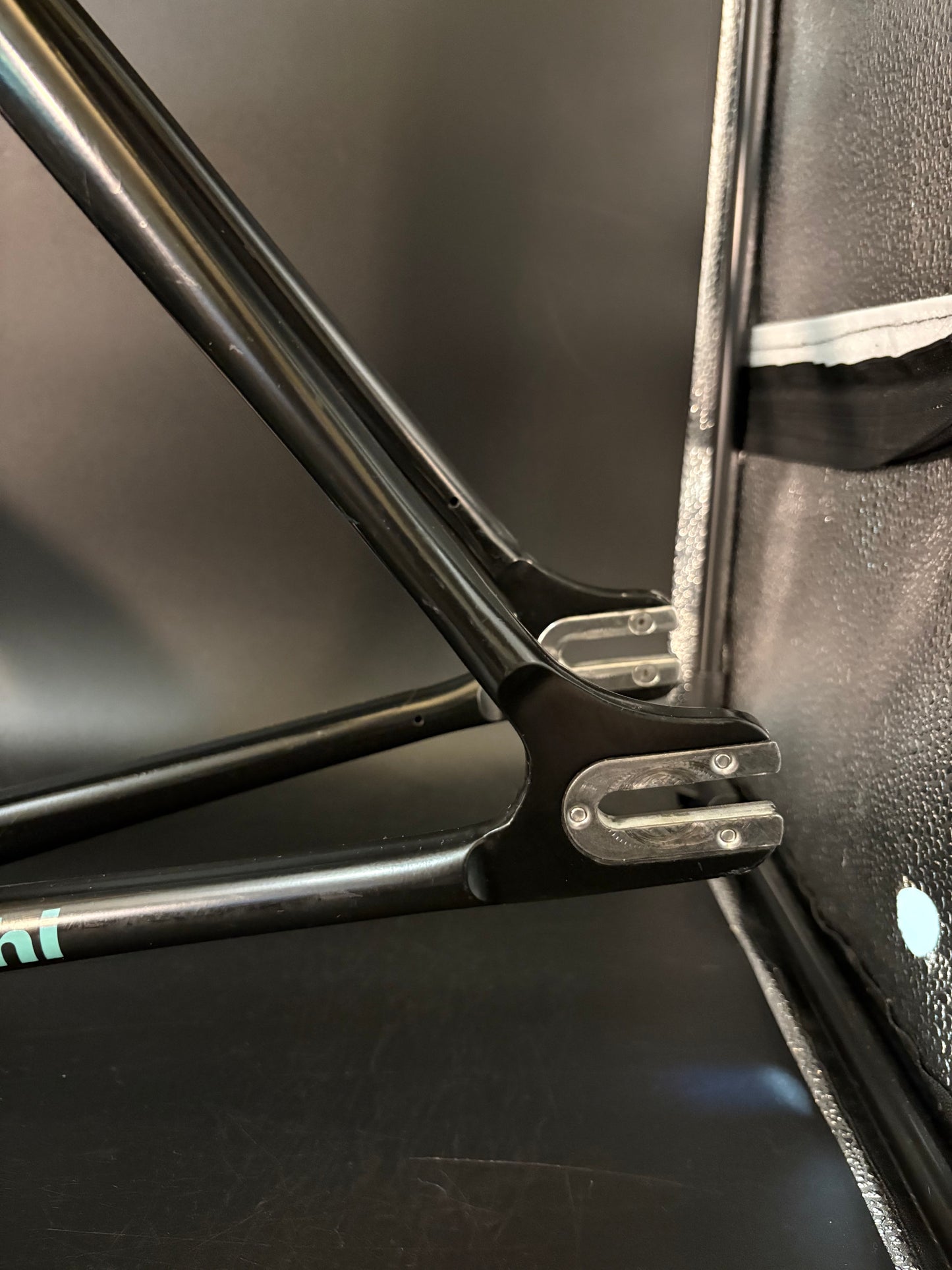 Bianchi Super Pista Frameset Black/Celeste 53cm