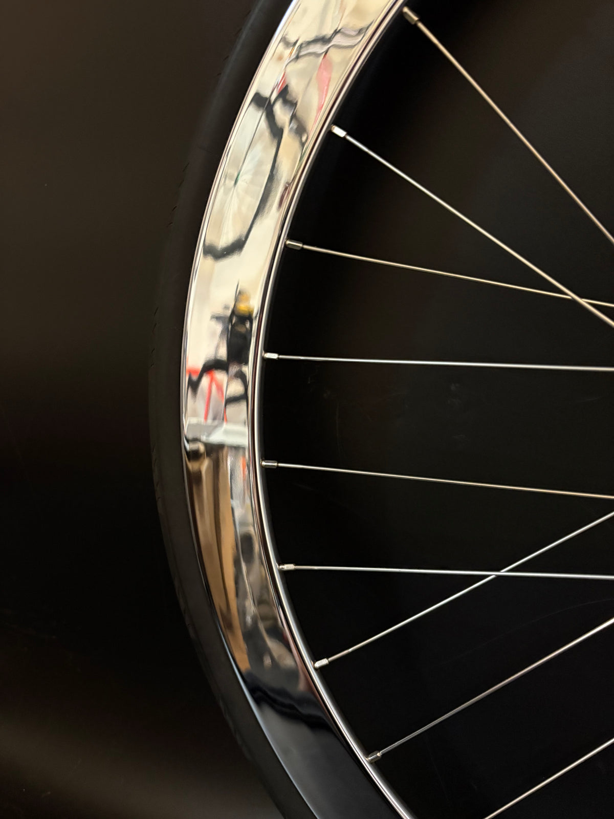 H Plus Son Formation Face Mirror Polish / Suntour Superbe Rear Wheel 32h