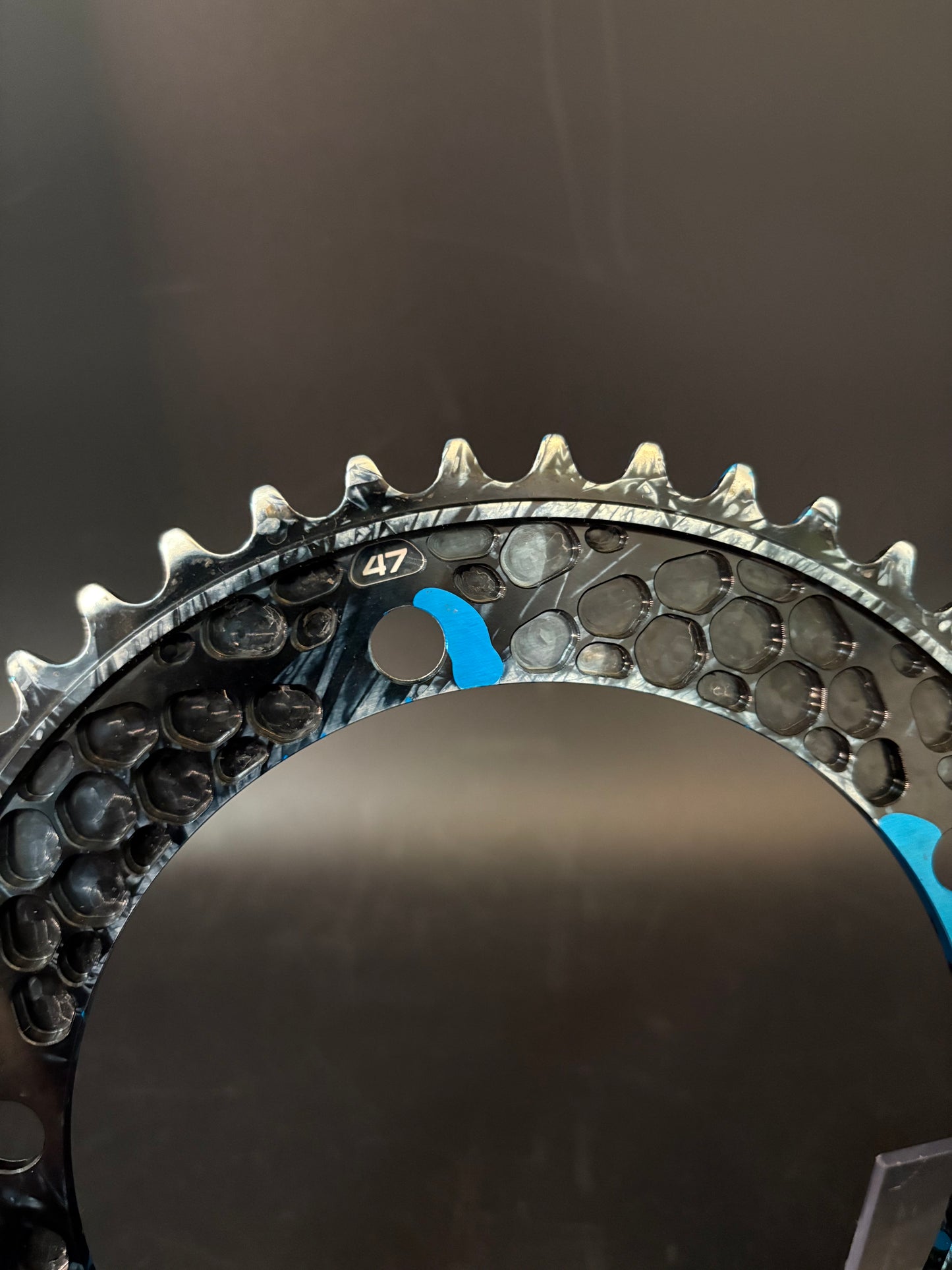 Raketa x Squid Bikes Supersport Chainring Blue/Silver/Black 47t