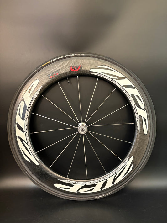 Zipp 808 Firecrest Tubular Front Wheel Carbon 16h