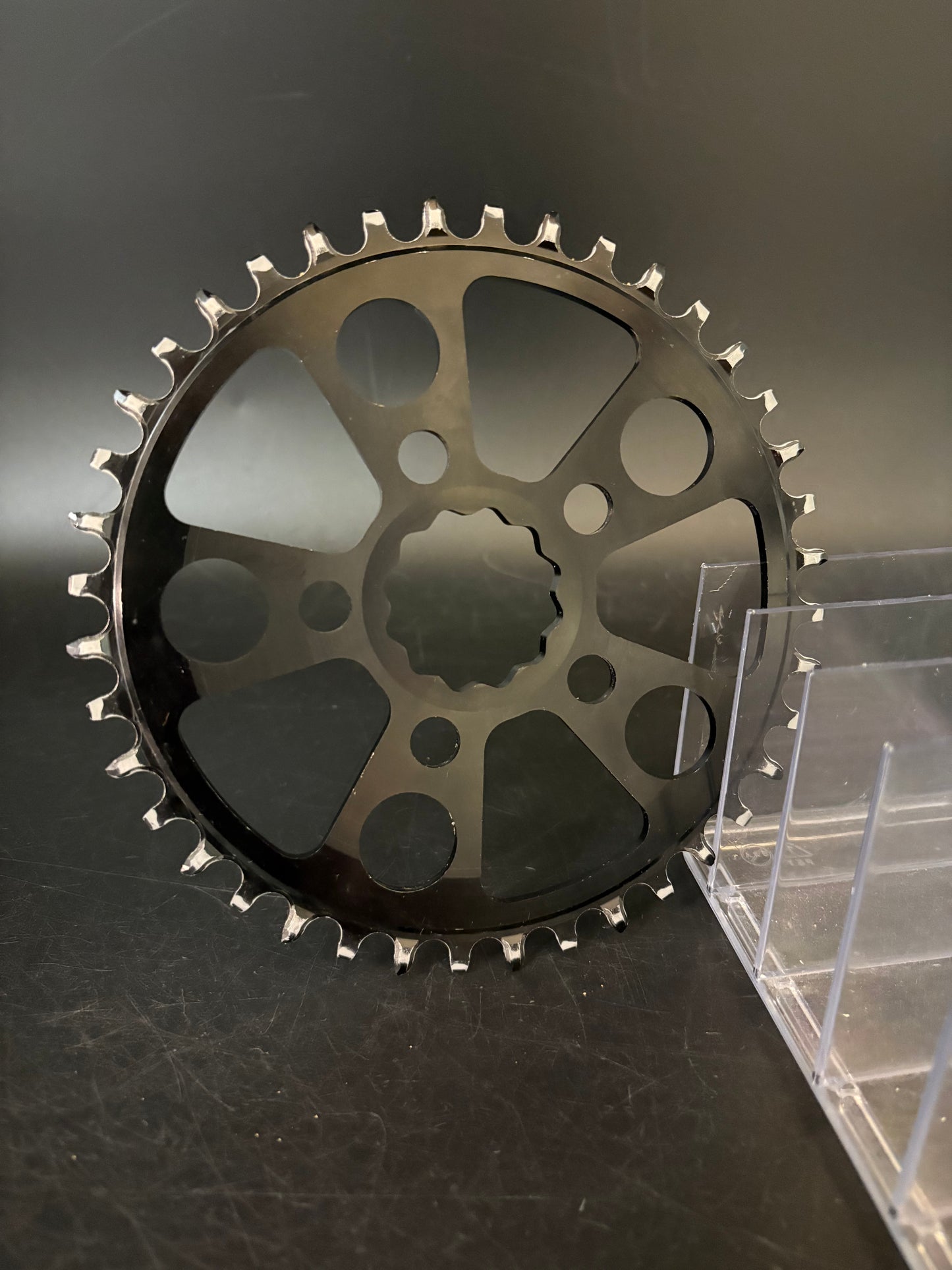 White Industries Narrow Wide Chainring Black 40t