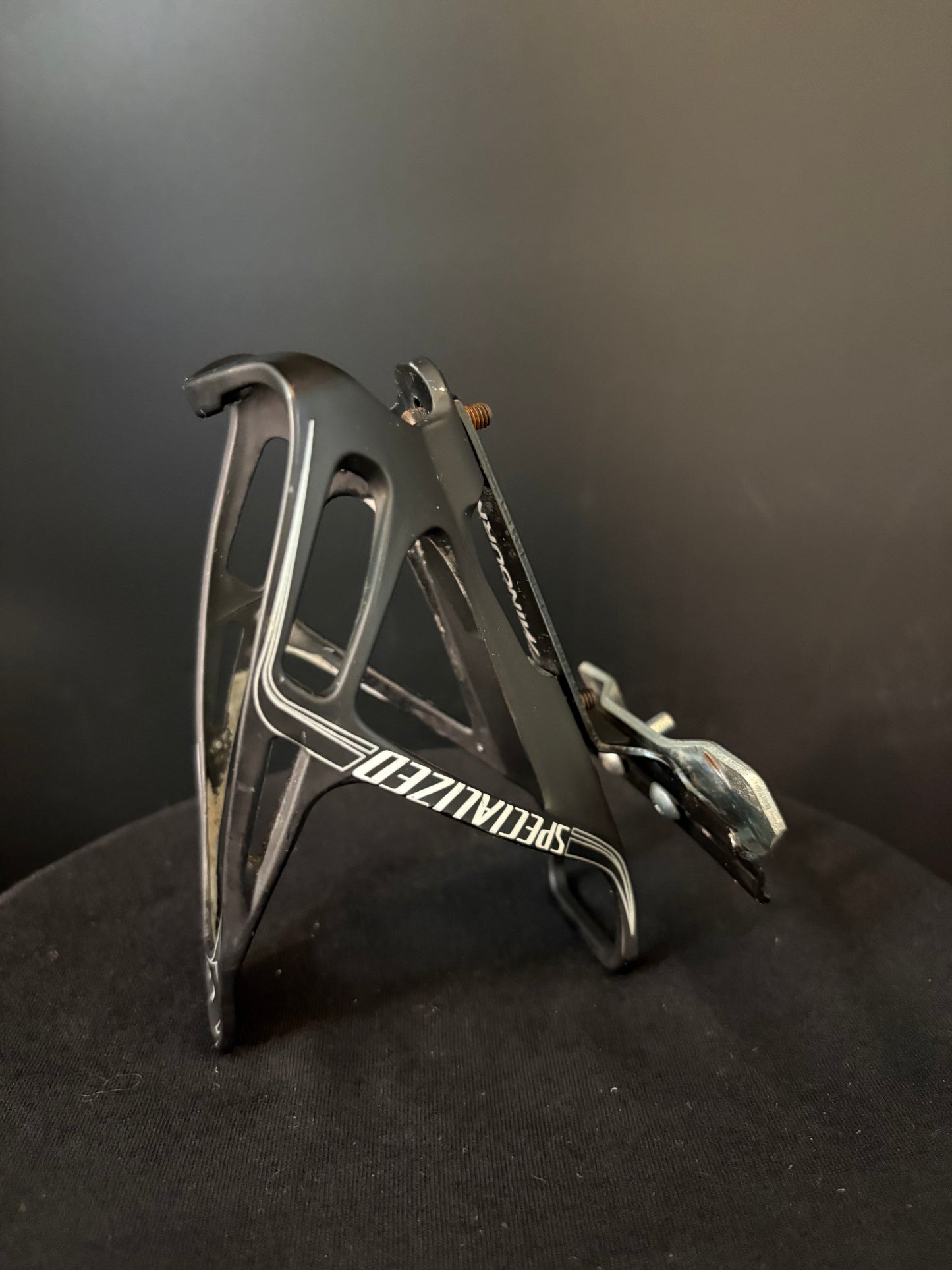 Specialized Bottle Cage + Minoura Saddle Rail Mount