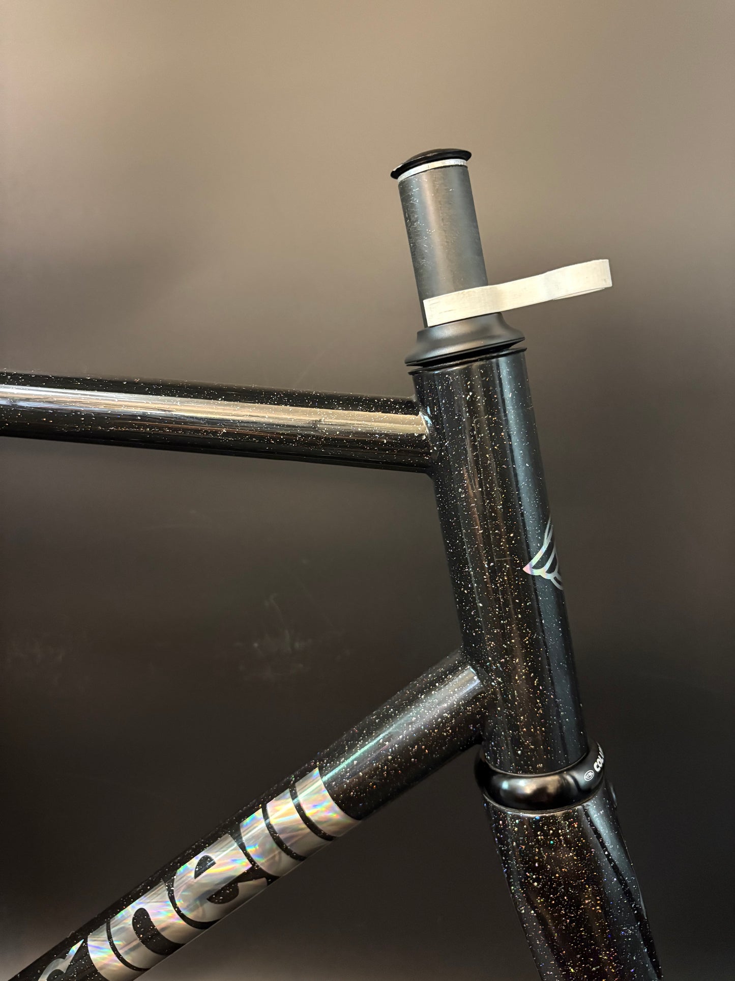 Cinelli Vigorelli Steel Frameset Black Sparkle XL