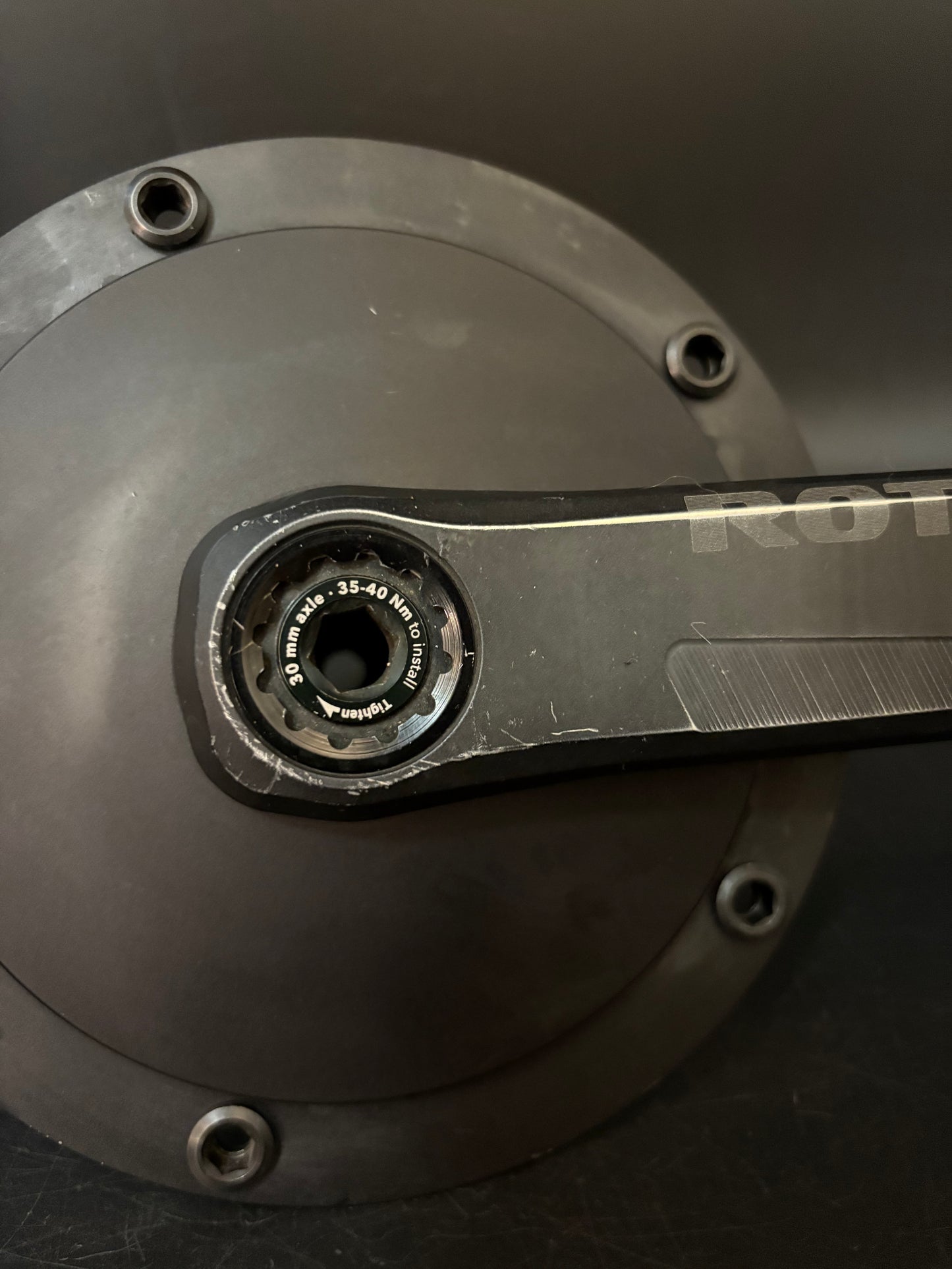 Rotor Aldhu Crankset Black 165mm