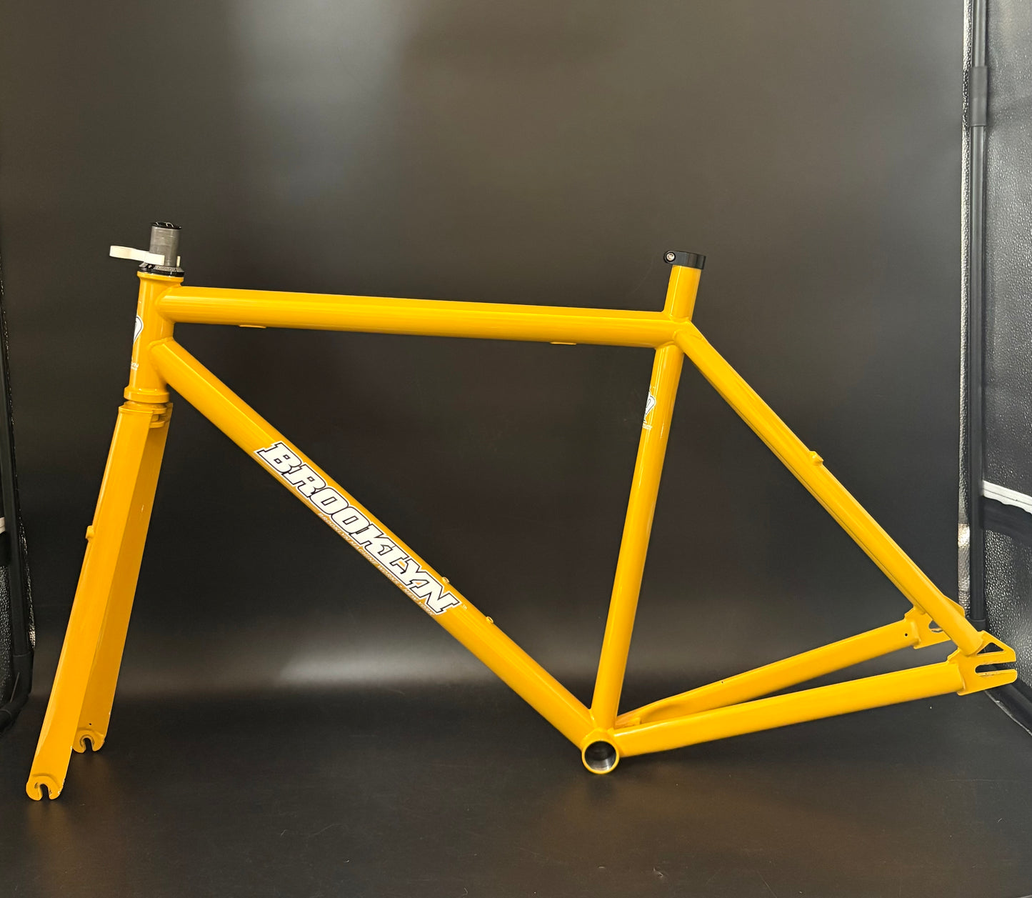 Brooklyn Machine Works Gangsta Track v4 Frameset Yellow Medium
