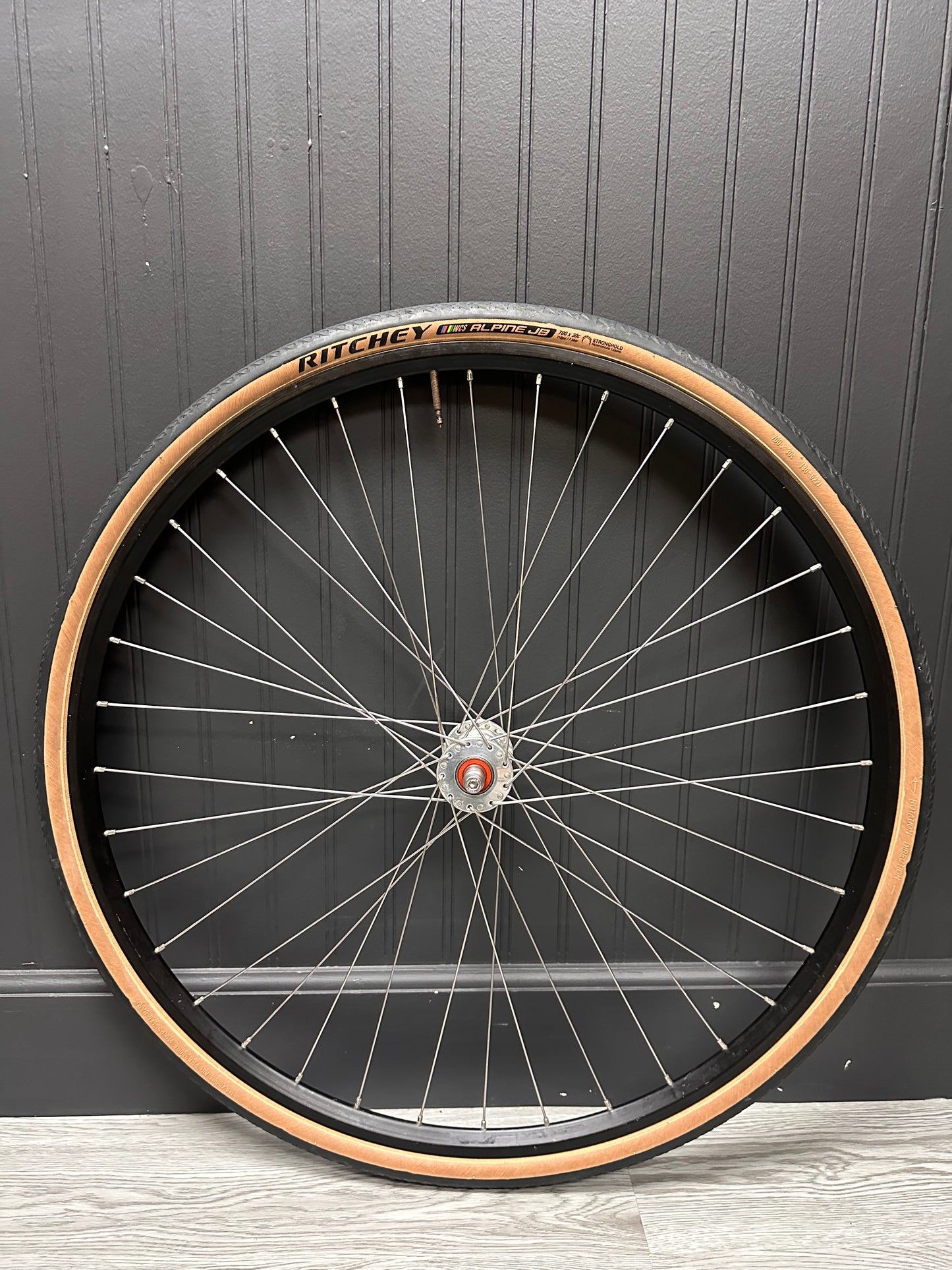 Velocity Fusion Black / Phil Wood Low Flange Wheelset 36h Single Fixed