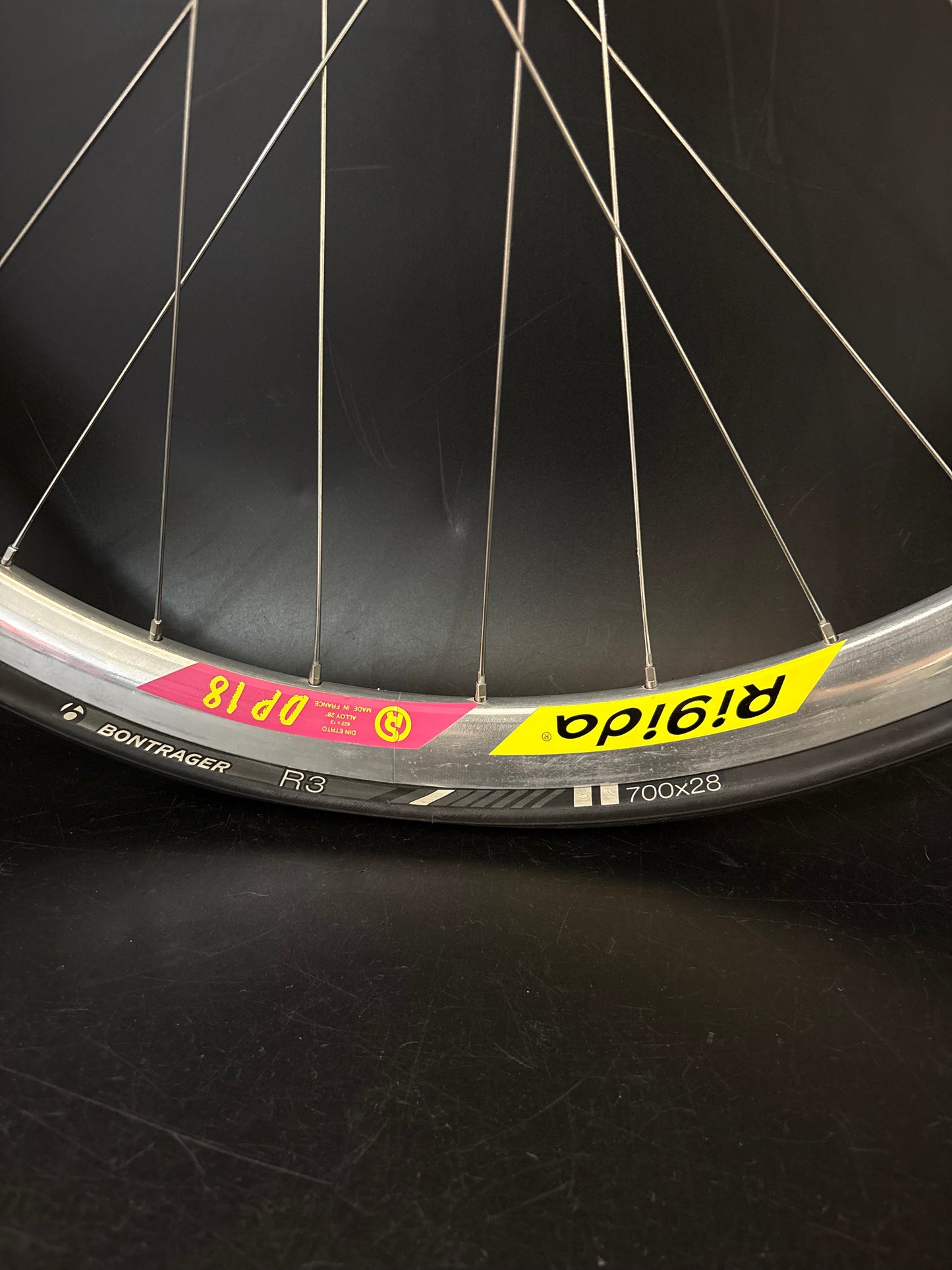 Rigida DP18 / Phil Wood HF Wheelset Silver 32h