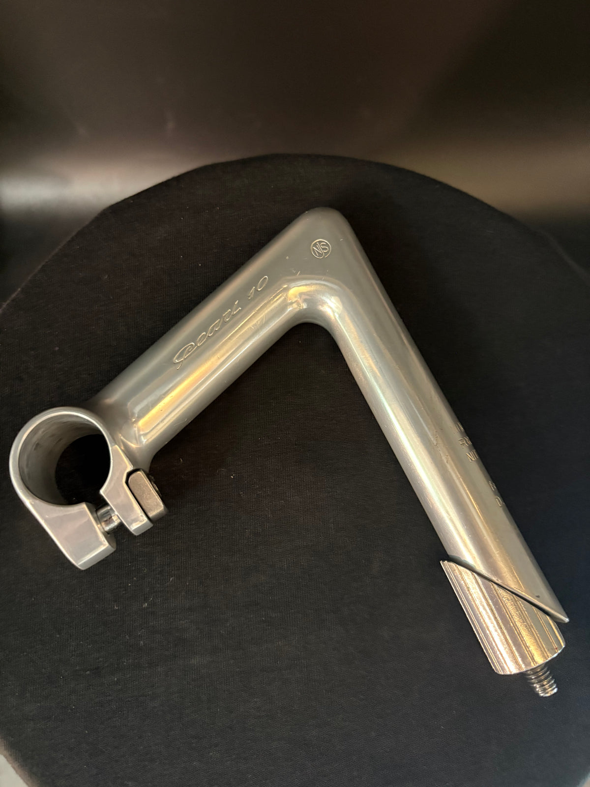 Nitto Pearl 10 1” Threaded Quill Stem Silver 100mm 25.4