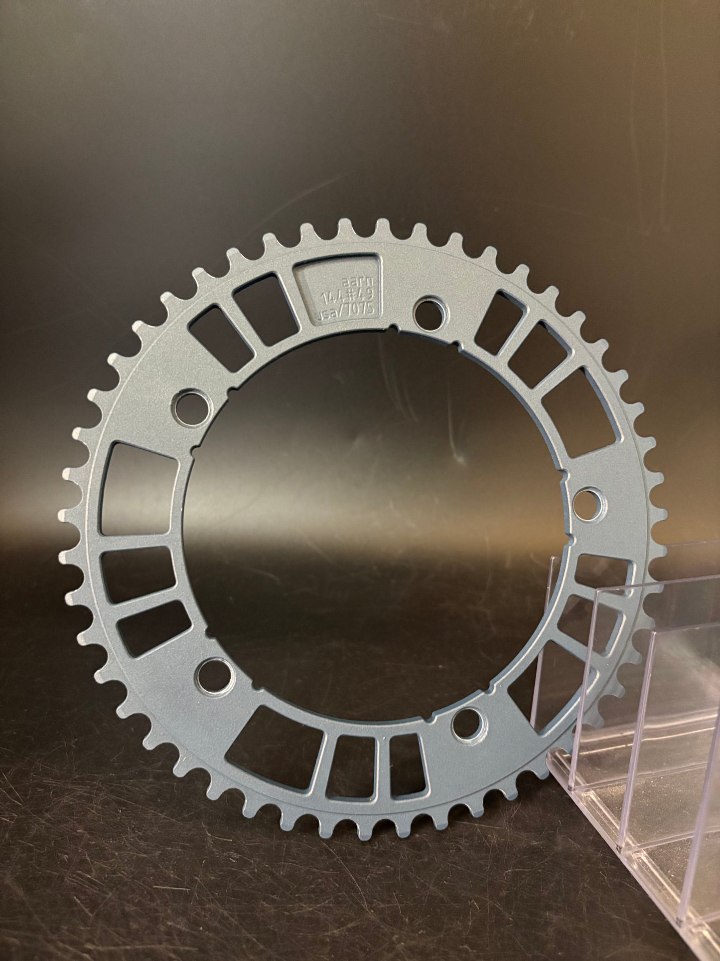 Aarn Chainring Cerakote Blue 49t