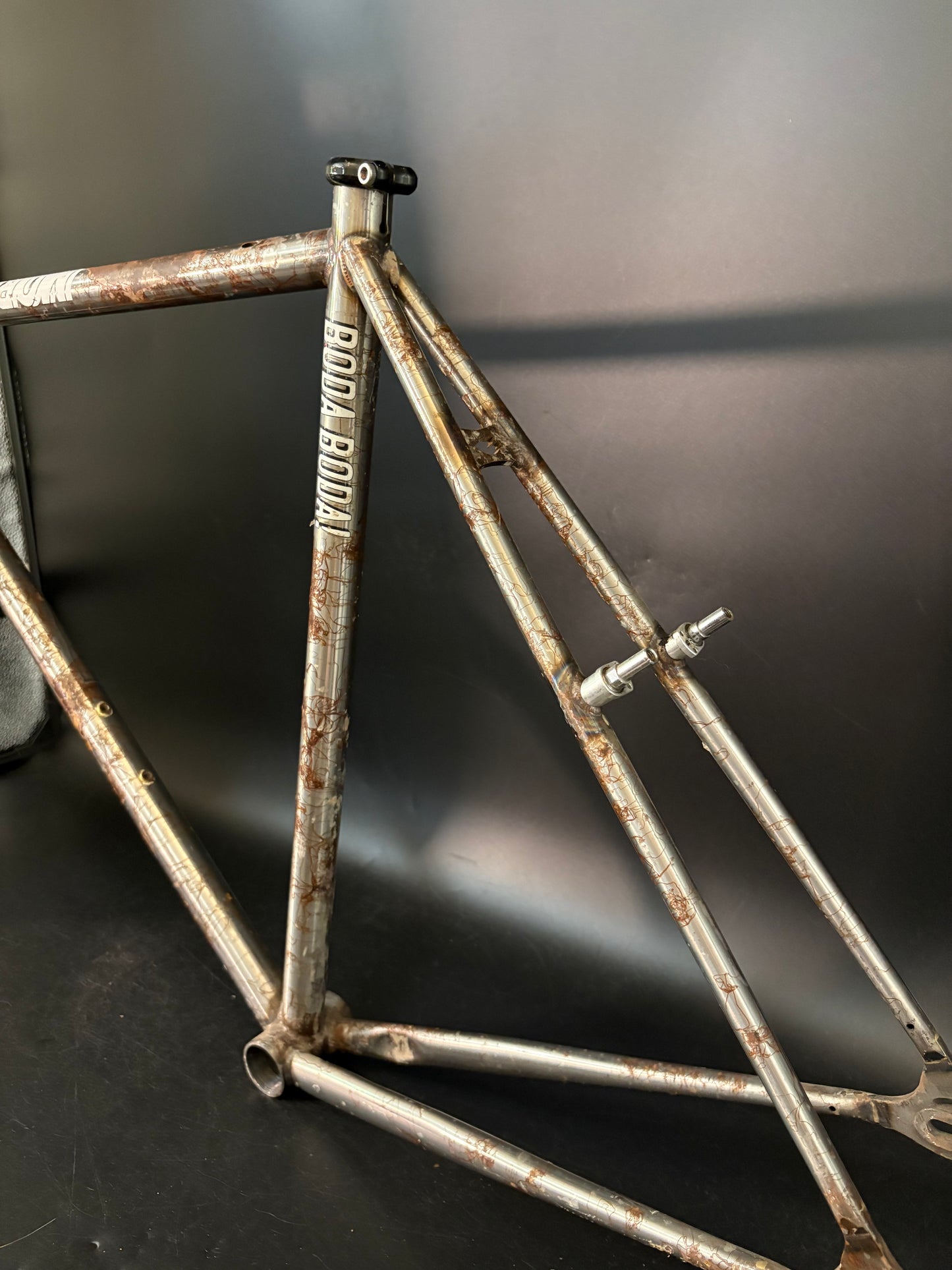 Chas’ Cinelli Mash Work Frameset Raw Prototype #1 55cm